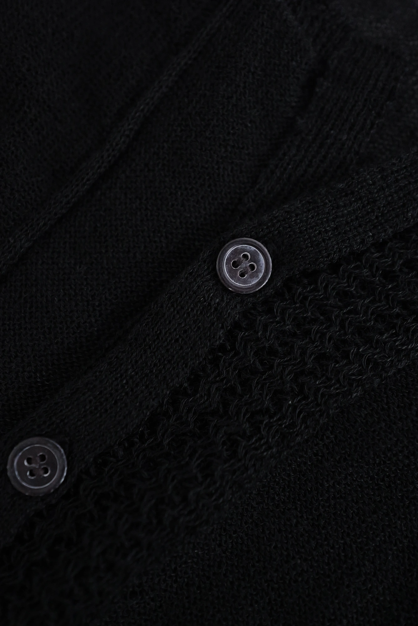 YOHJI YAMAMOTO Pull Noir vintage, passéist — photo 6