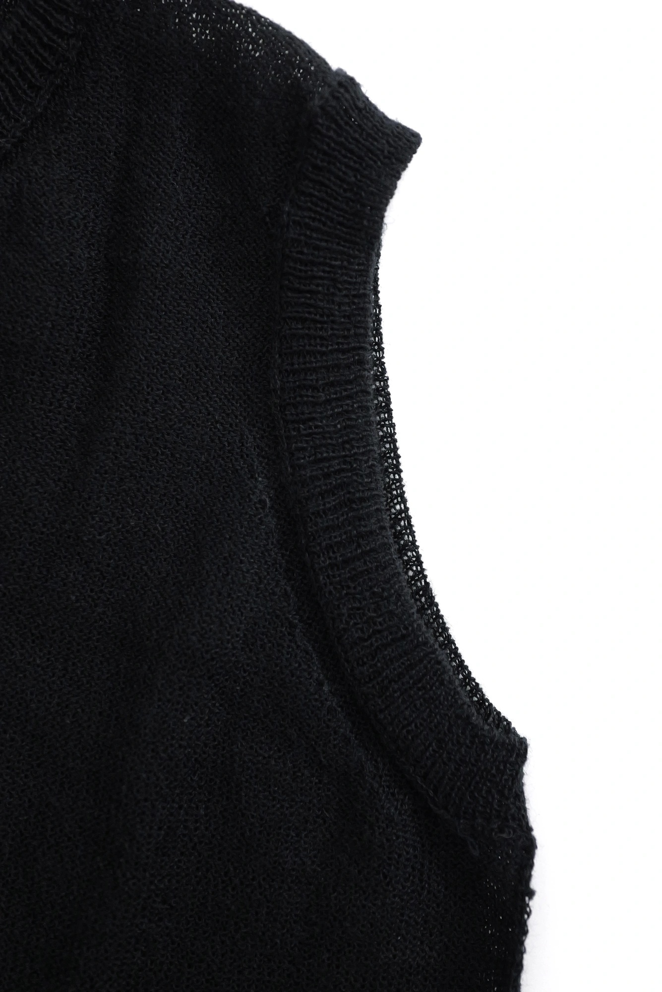 YOHJI YAMAMOTO Pull Noir vintage, passéist — photo 8