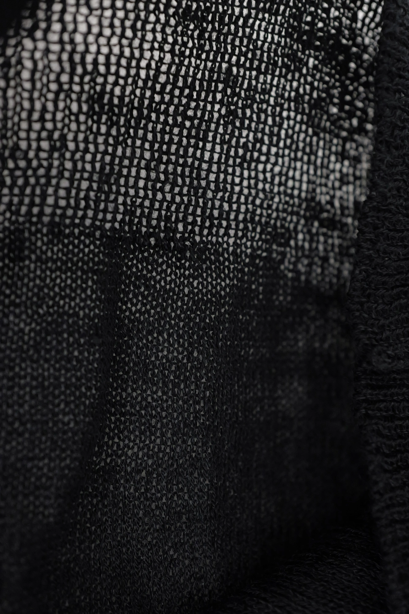 YOHJI YAMAMOTO Pull Noir vintage, passéist — photo 9