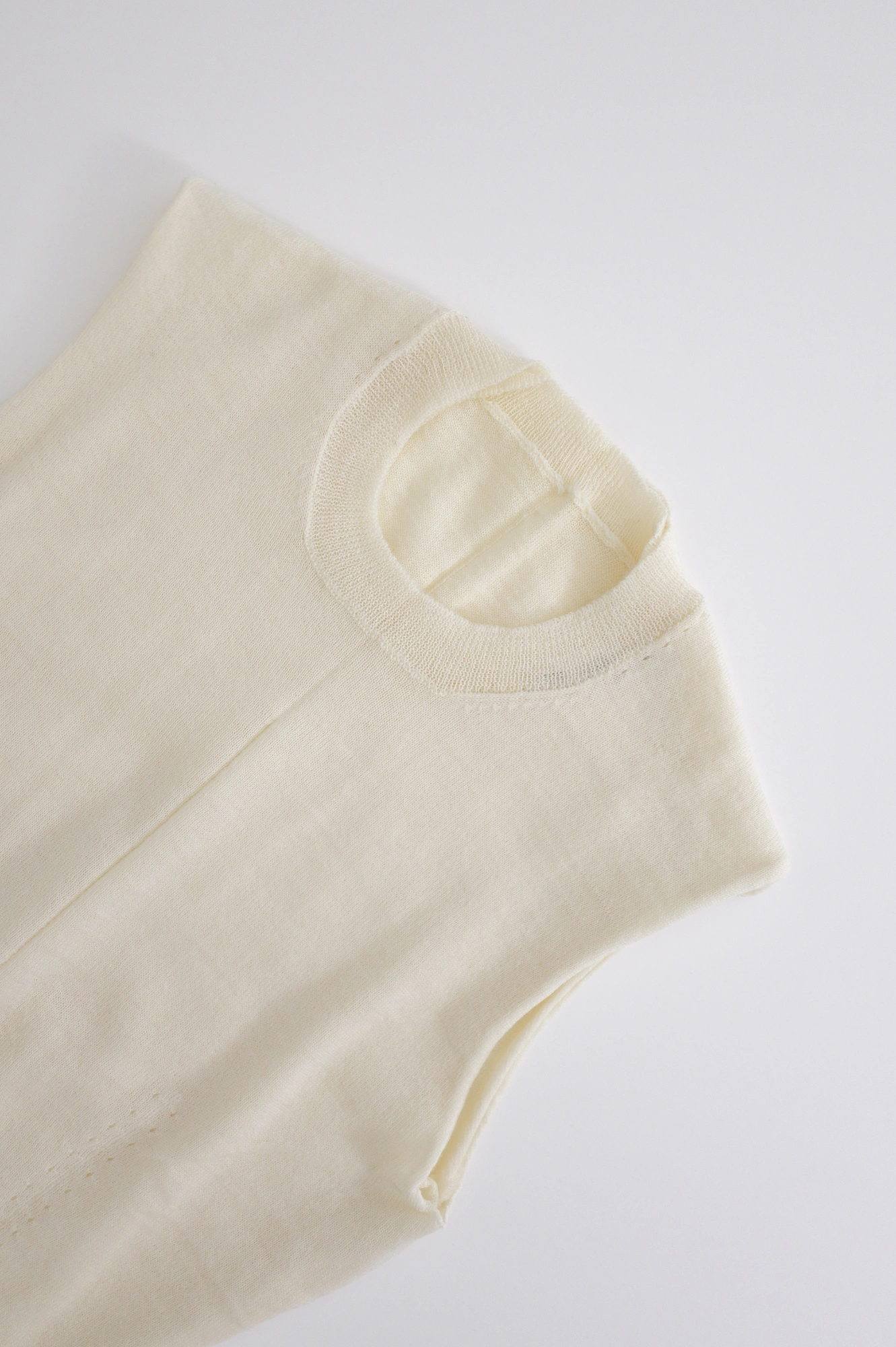 COMME DES GARÇONS Cardigan en laine Beige vintage, passéist — photo 2