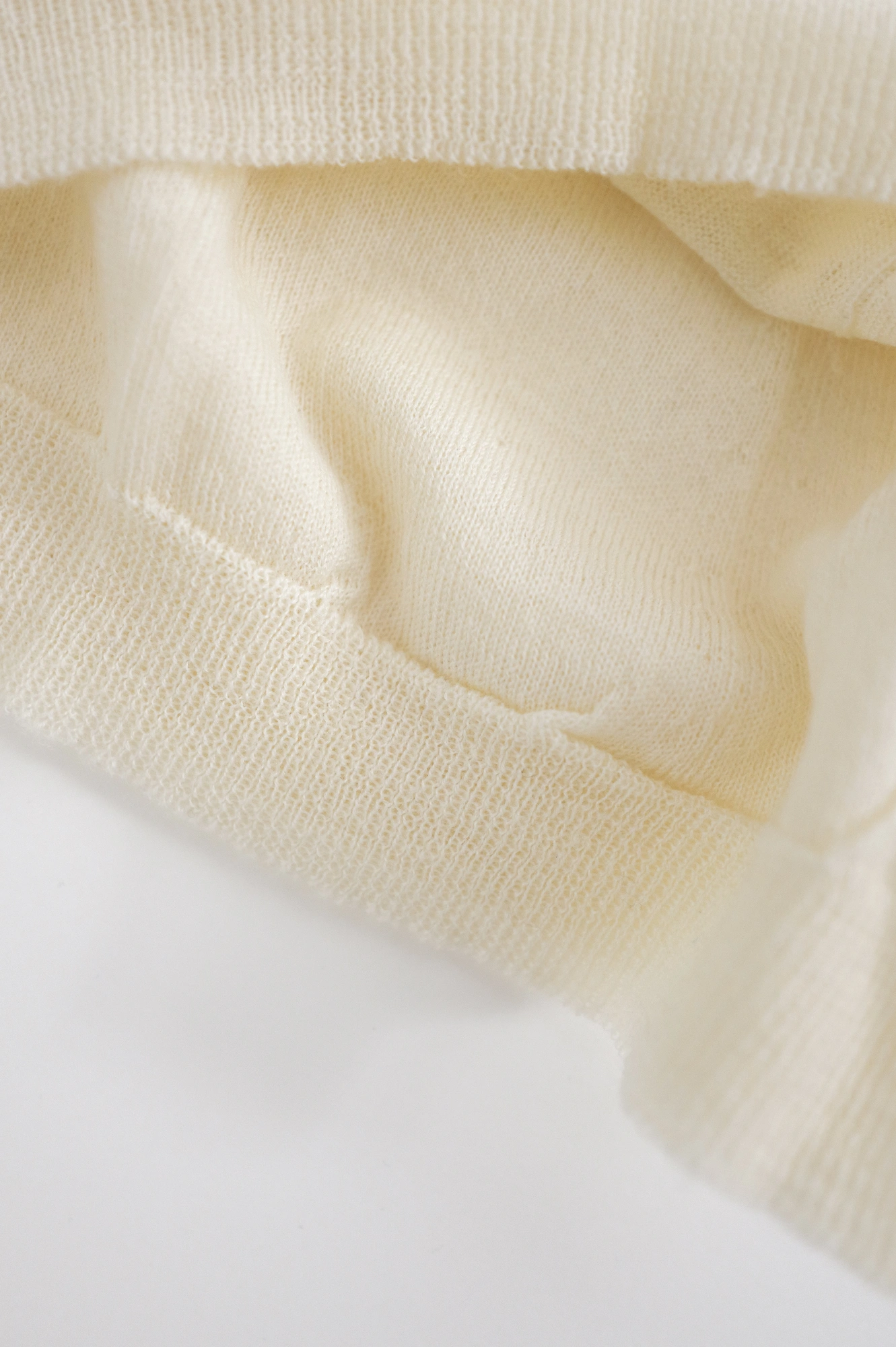 COMME DES GARÇONS Cardigan en laine Beige vintage, passéist — photo 23