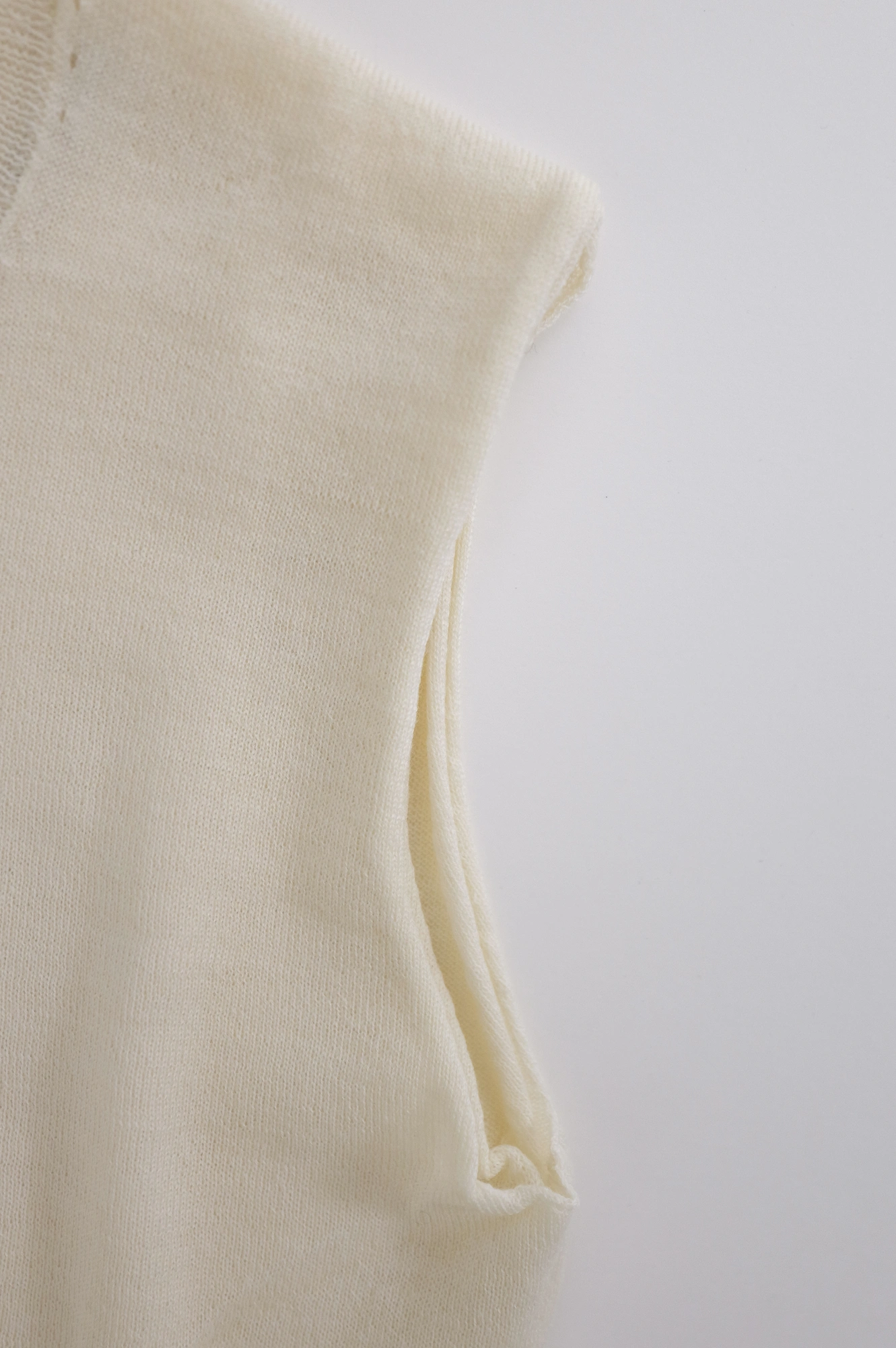 COMME DES GARÇONS Cardigan en laine Beige vintage, passéist — photo 5