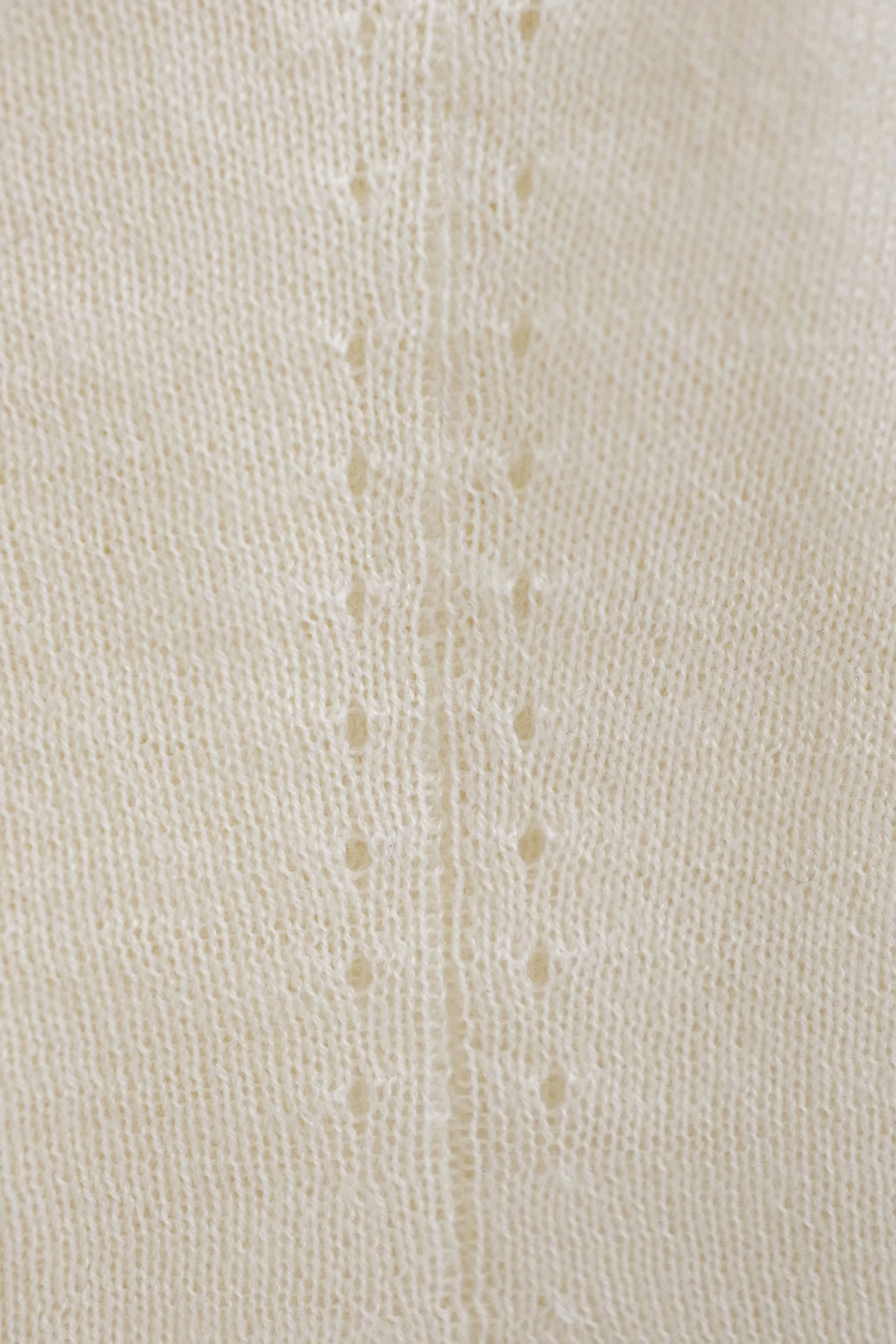 COMME DES GARÇONS Cardigan en laine Beige vintage, passéist — photo 8