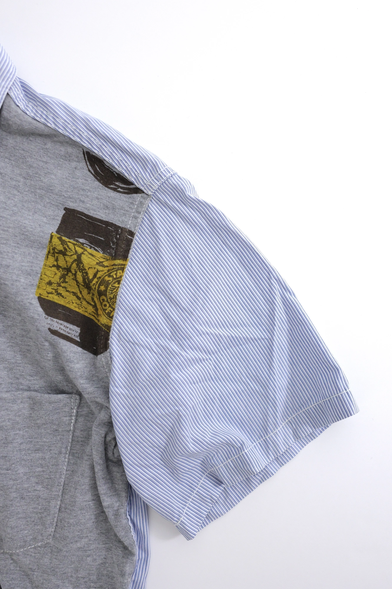 COMME DES GARÇONS Tee shirt Gris vintage, passéist — photo 6