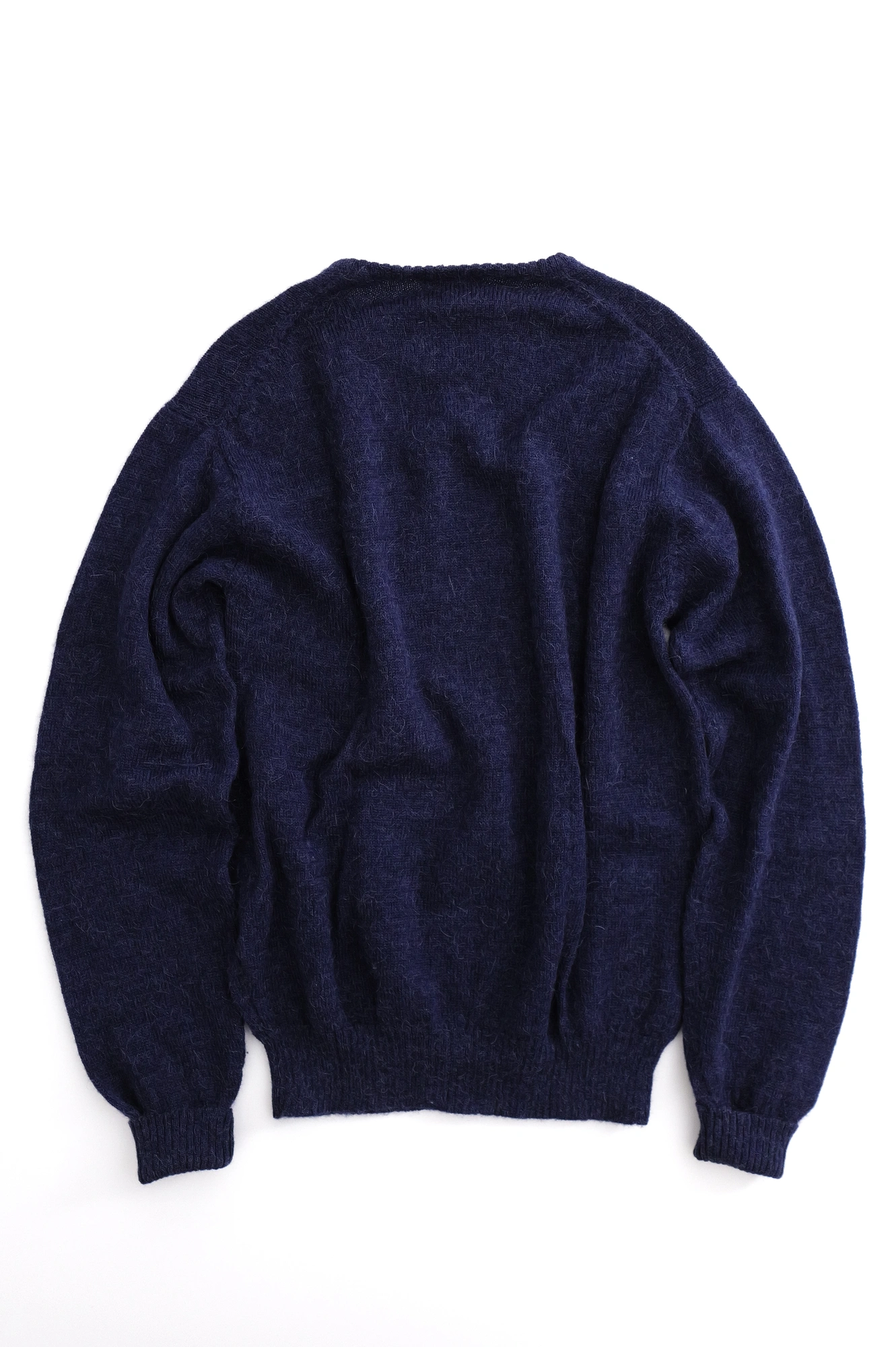 YOHJI YAMAMOTO Pull en laine Marine vintage, passéist — photo 11