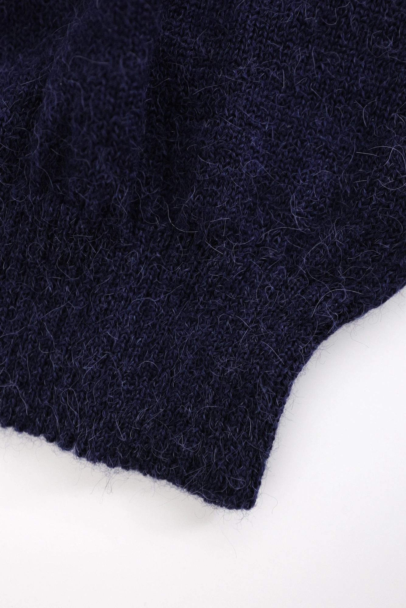 YOHJI YAMAMOTO Pull en laine Marine vintage, passéist — photo 7