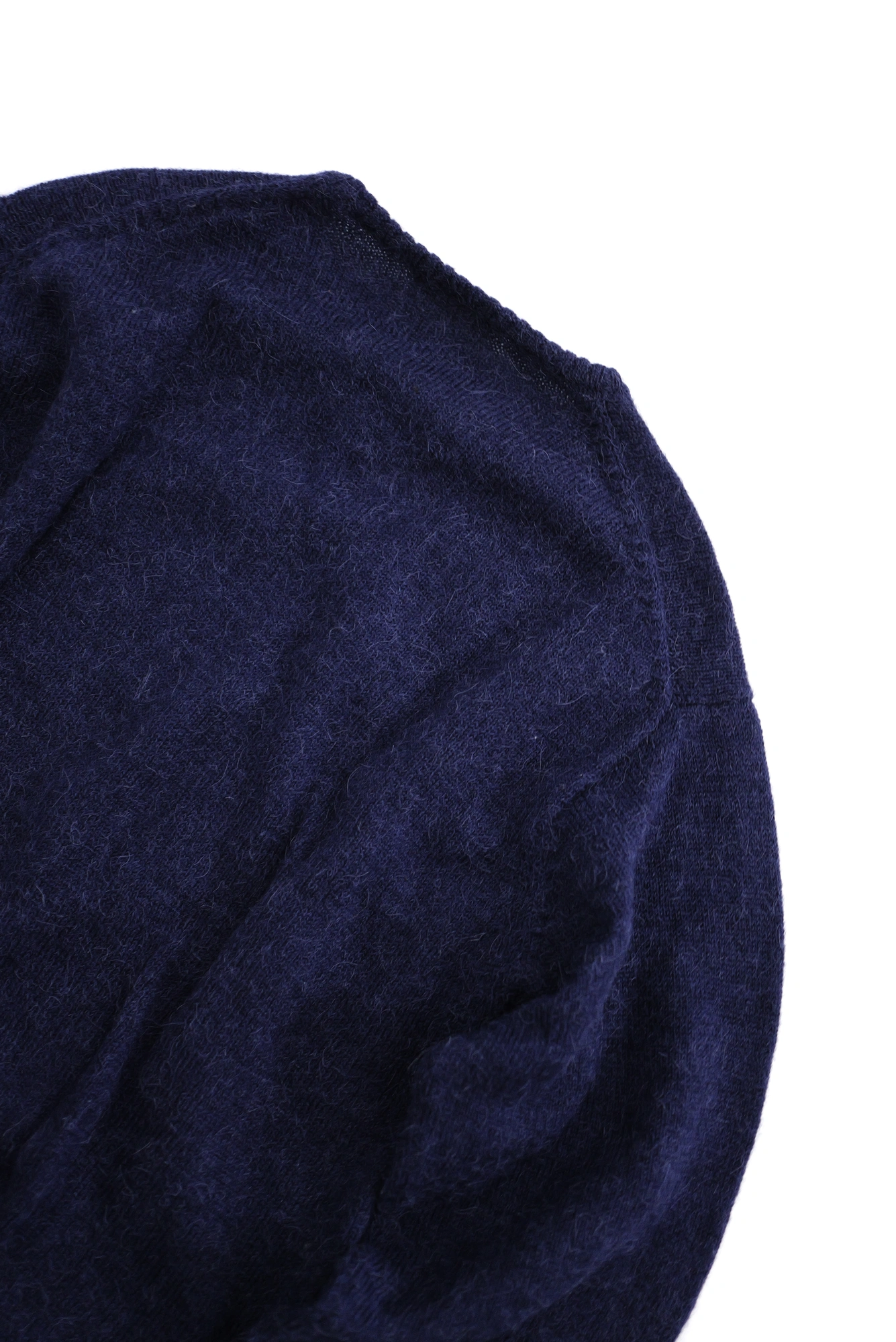 YOHJI YAMAMOTO Pull en laine Marine vintage, passéist — photo 9