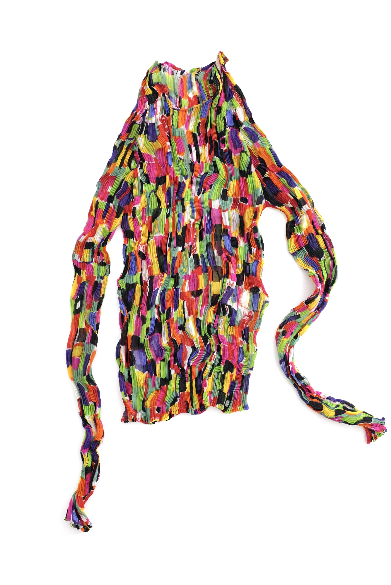ISSEY MIYAKE Blouse Multicolore vintage, passéist — photo 1