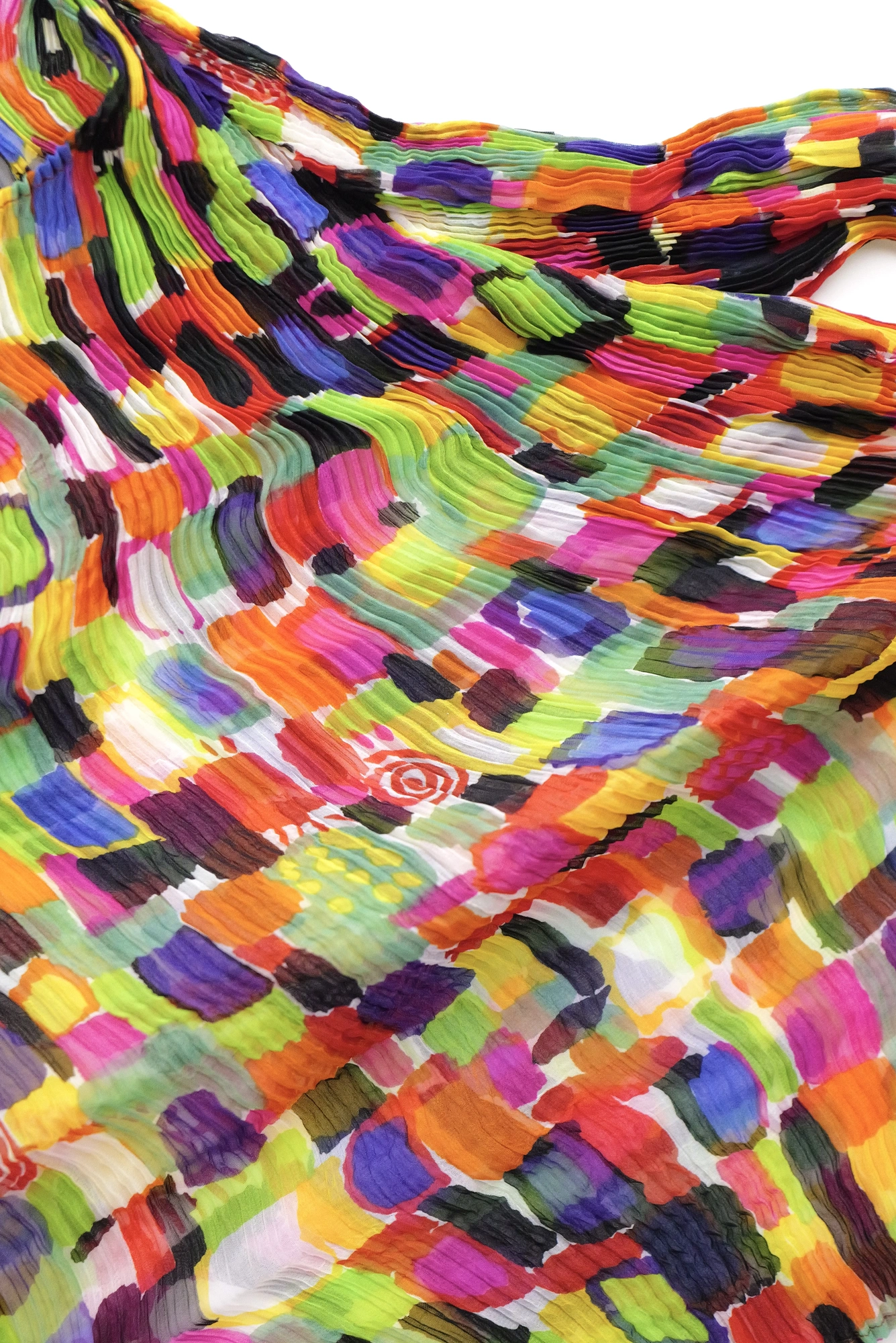 ISSEY MIYAKE Blouse Multicolore vintage, passéist — photo 4