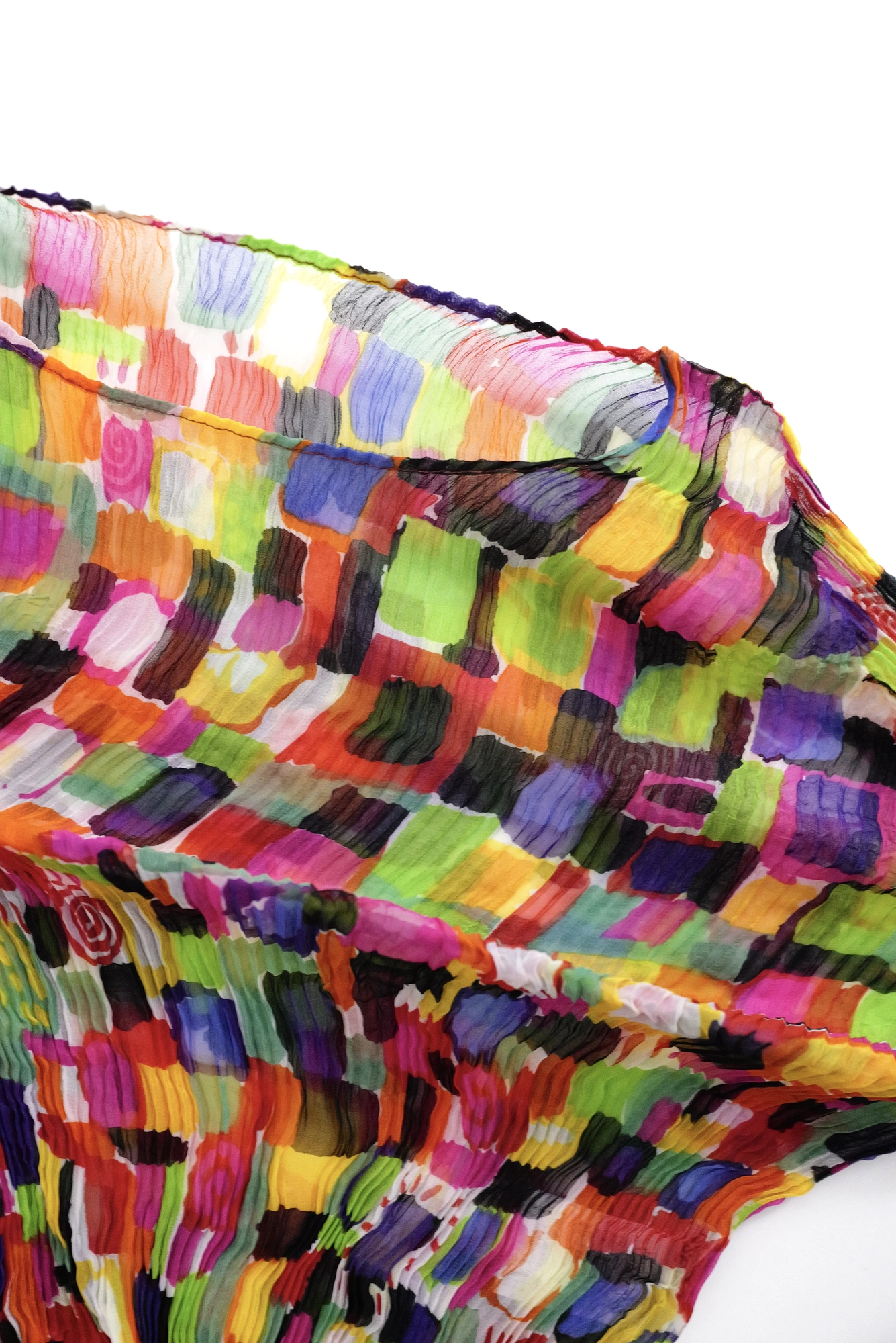 ISSEY MIYAKE Blouse Multicolore vintage, passéist — photo 5