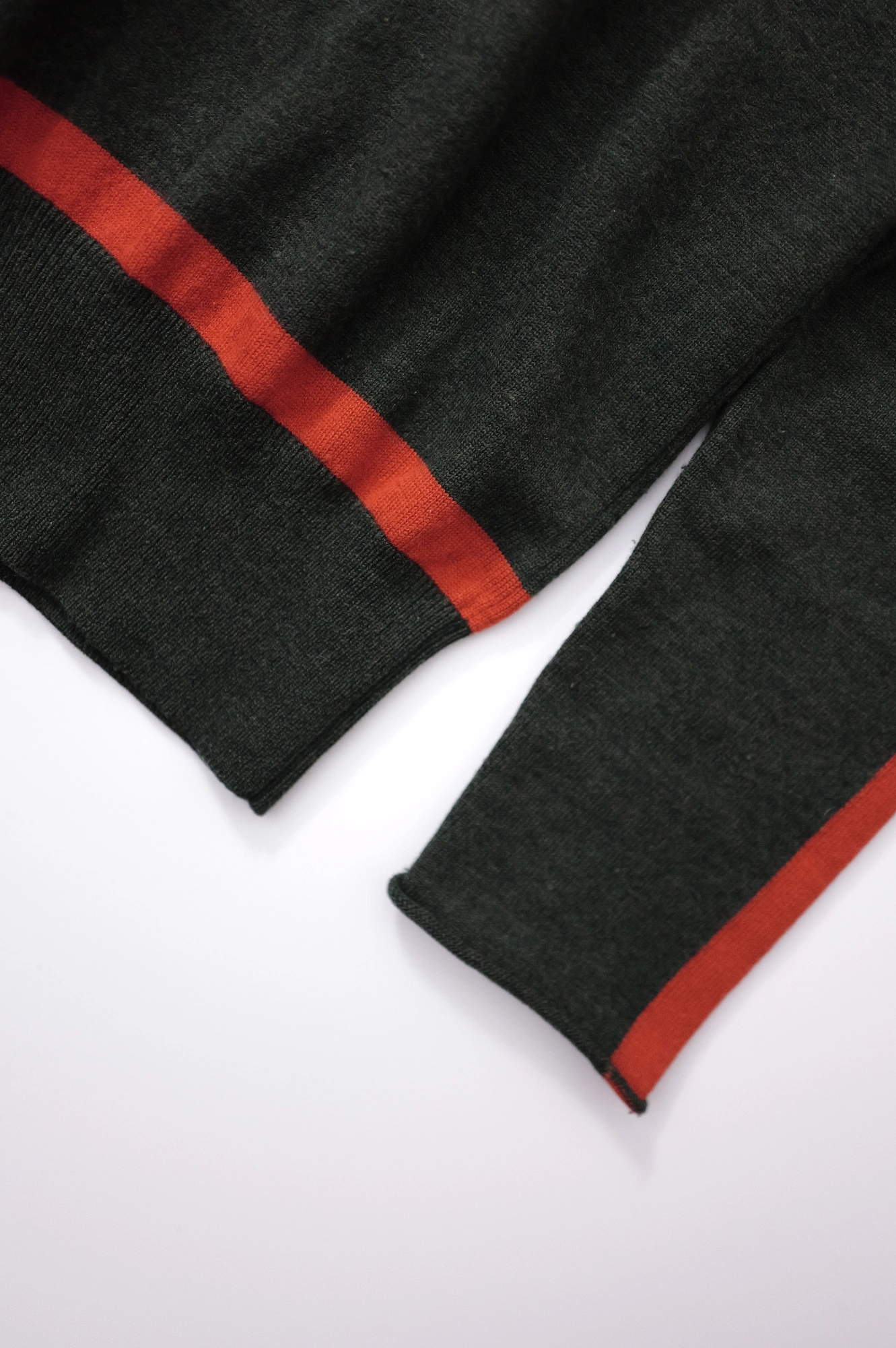 YOHJI YAMAMOTO Pull en laine Vert vintage, passéist — photo 15