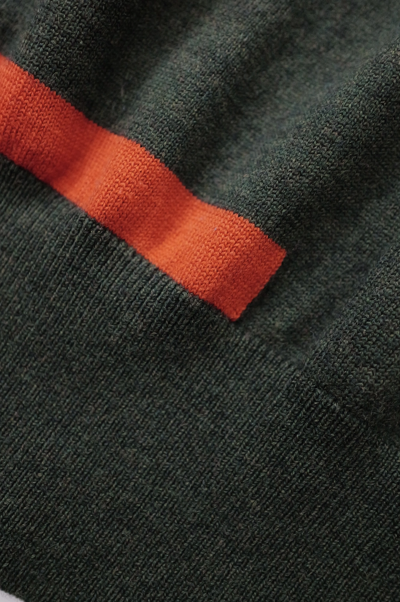 YOHJI YAMAMOTO Pull en laine Vert vintage, passéist — photo 9