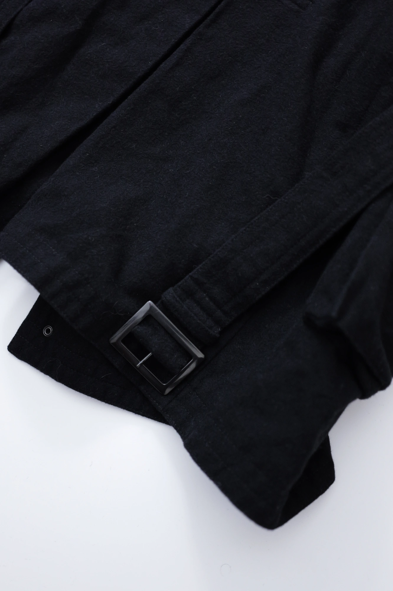 YOHJI YAMAMOTO Parka en laine Noir vintage, passéist — photo 15