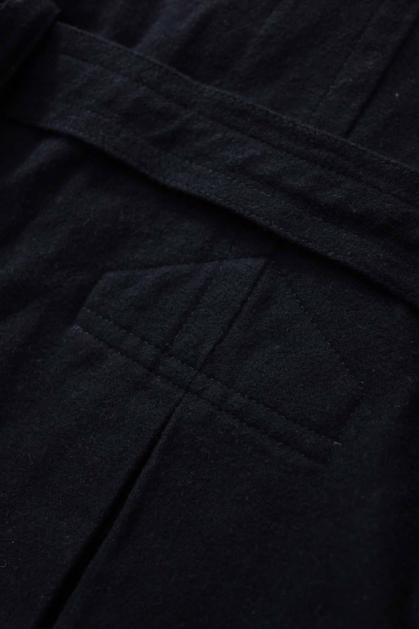 YOHJI YAMAMOTO Parka en laine Noir vintage, passéist — photo 17