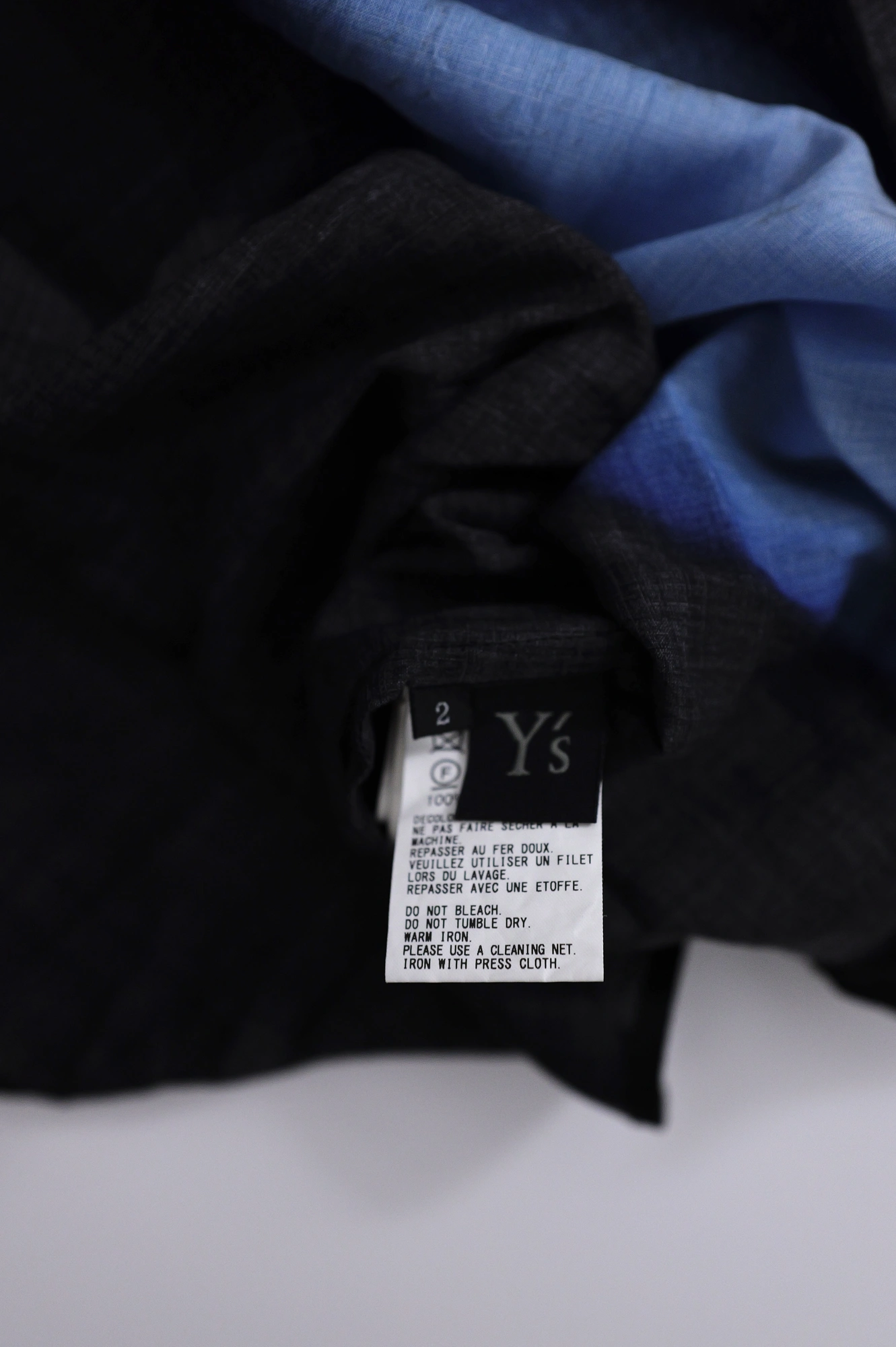 YOHJI YAMAMOTO Débardeur Noir vintage, passéist — photo 6