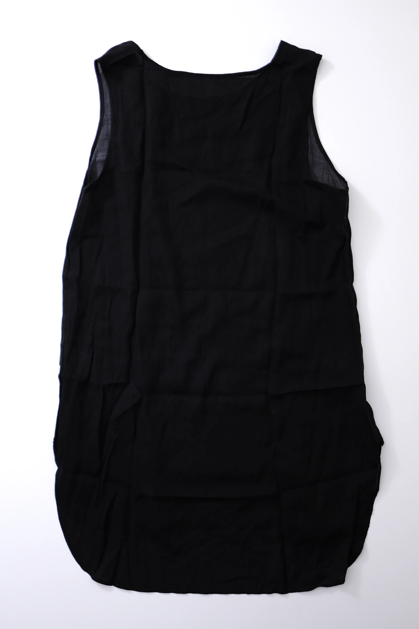 YOHJI YAMAMOTO Débardeur Noir vintage, passéist — photo 9