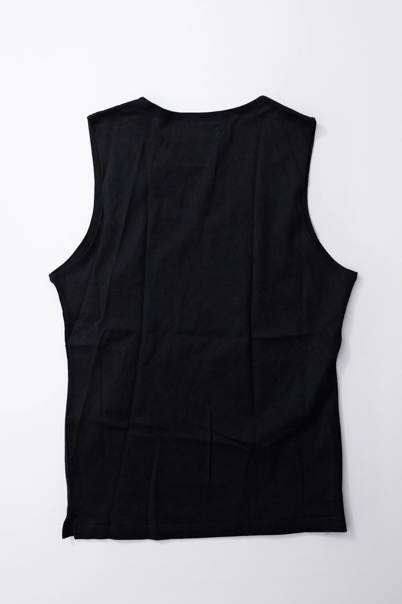 YOHJI YAMAMOTO Débardeur Noir vintage, passéist — photo 11
