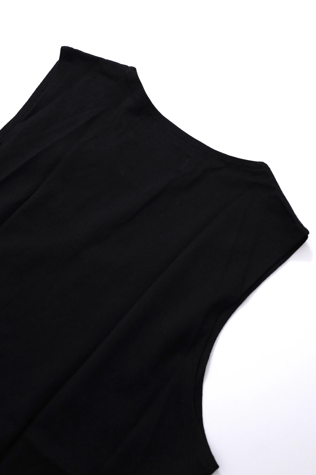 YOHJI YAMAMOTO Débardeur Noir vintage, passéist — photo 12