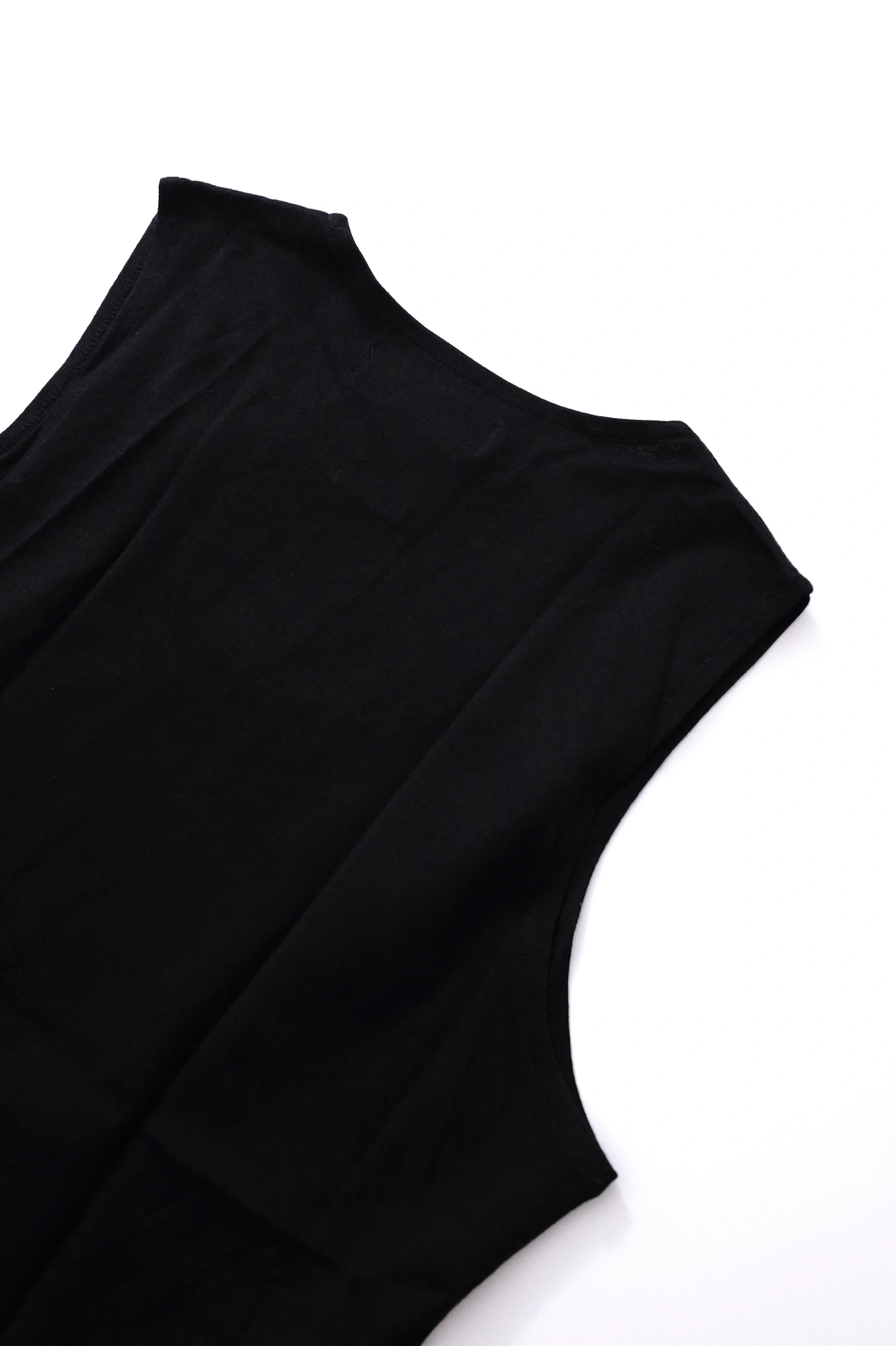 YOHJI YAMAMOTO Débardeur Noir vintage, passéist — photo 10