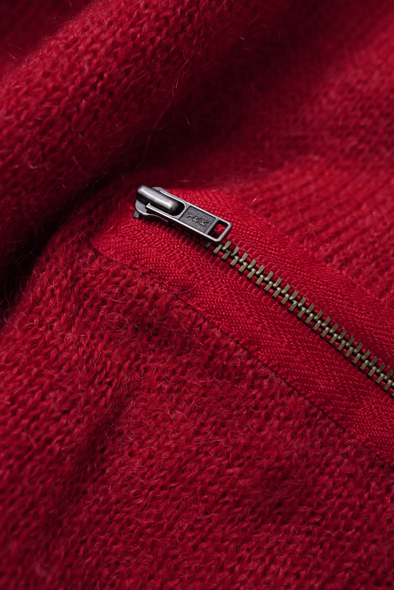 YOHJI YAMAMOTO Pull en laine Rouge vintage, passéist — photo 11