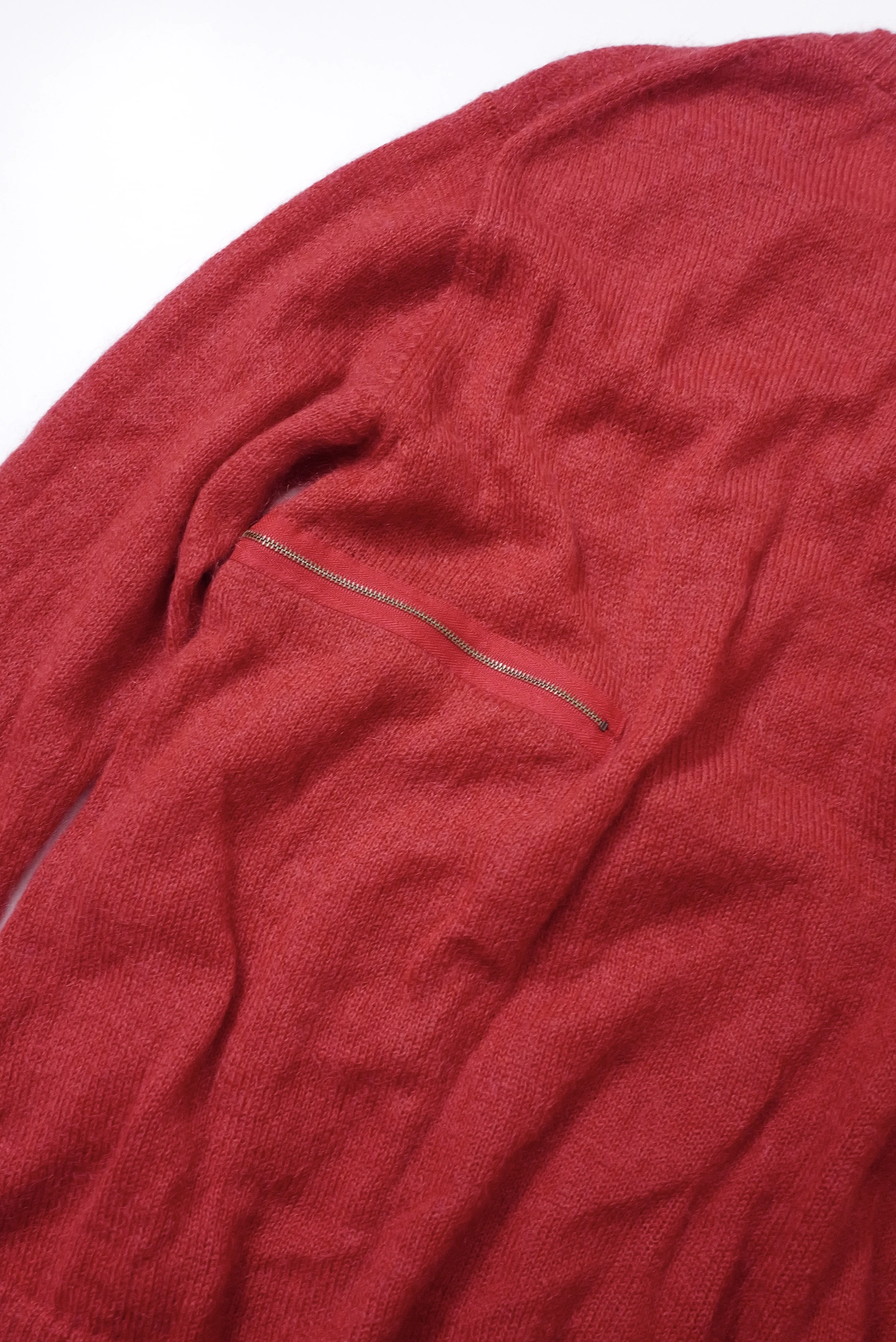 YOHJI YAMAMOTO Pull en laine Rouge vintage, passéist — photo 16