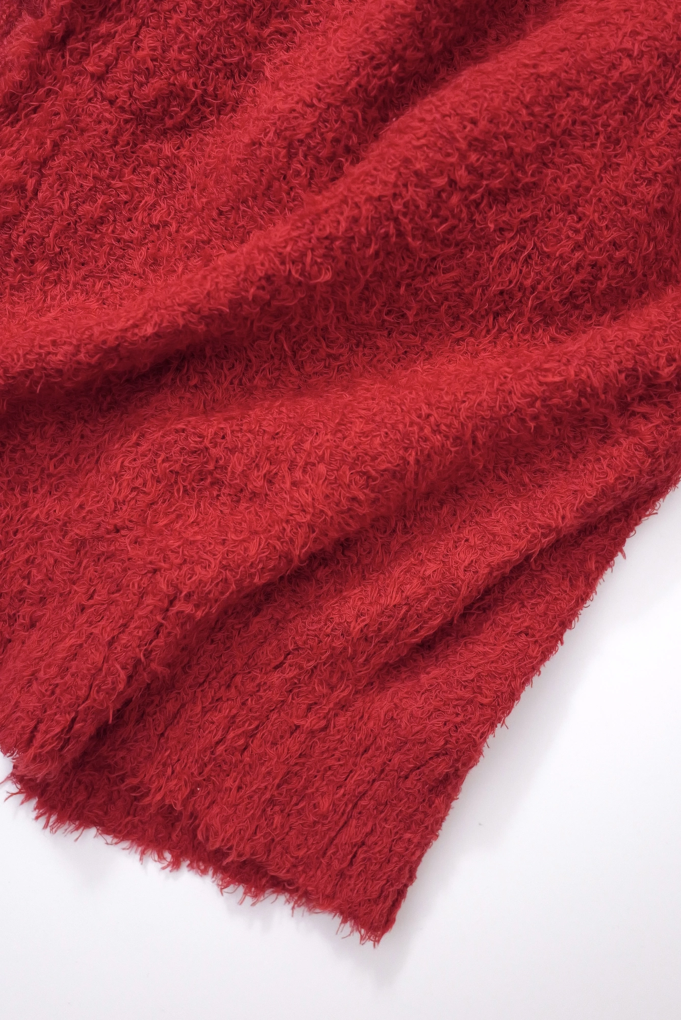 YOHJI YAMAMOTO Pull en laine Rouge vintage, passéist — photo 4