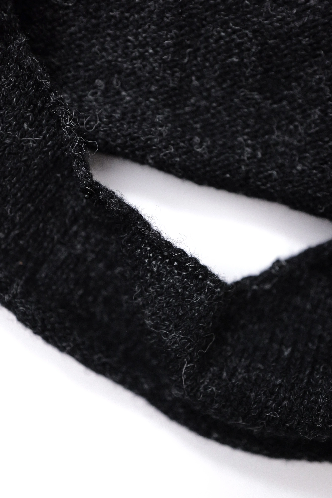 YOHJI YAMAMOTO Gilet long en laine Noir vintage, passéist — photo 13
