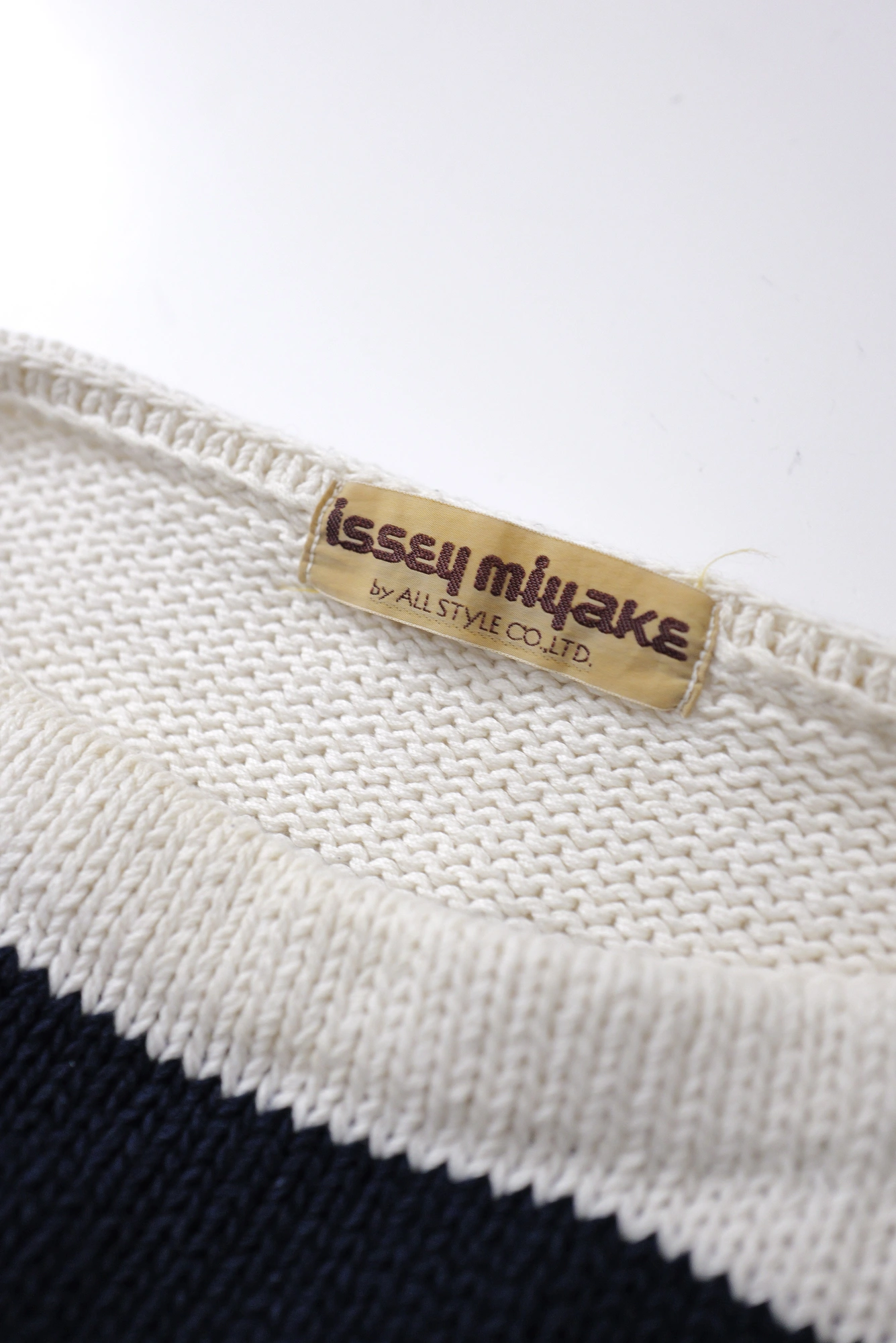 ISSEY MIYAKE Pull Marine vintage, passéist — photo 7