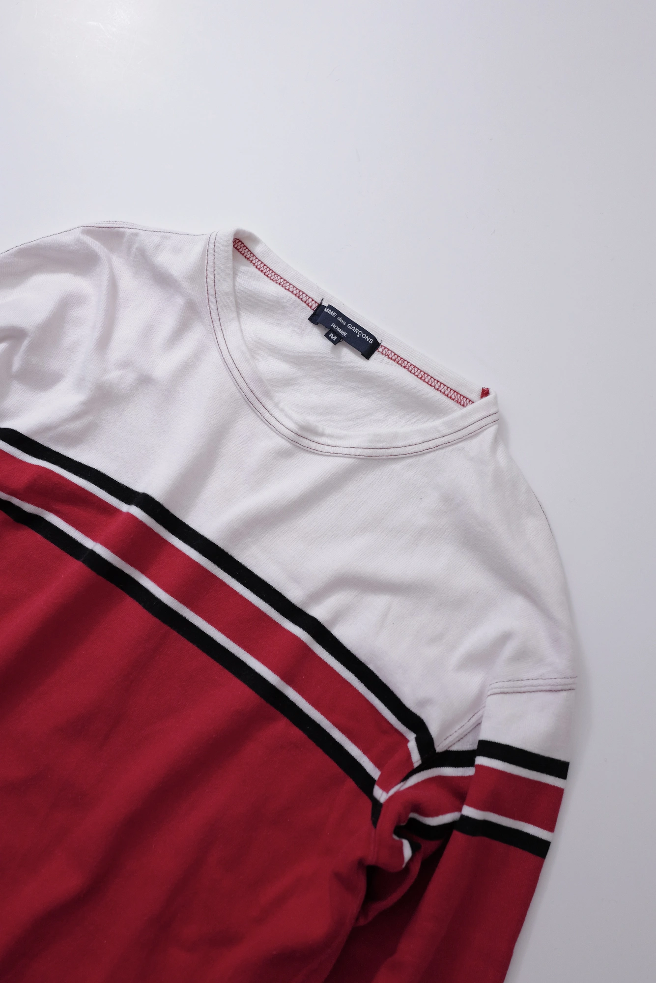 COMME DES GARÇONS Sweat Rouge vintage, passéist — photo 2