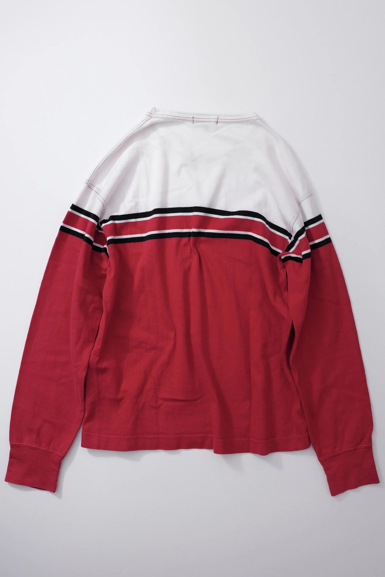COMME DES GARÇONS Sweat Rouge vintage, passéist — photo 13