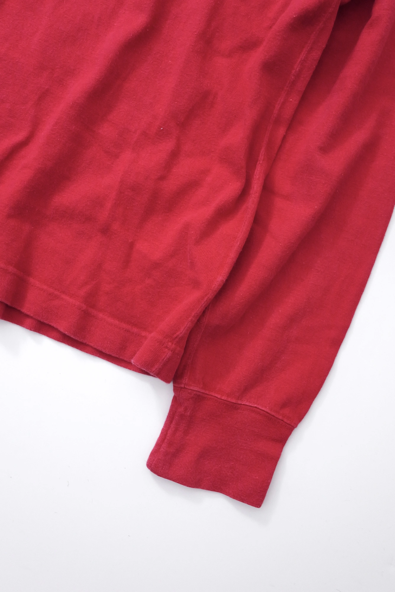 COMME DES GARÇONS Sweat Rouge vintage, passéist — photo 4