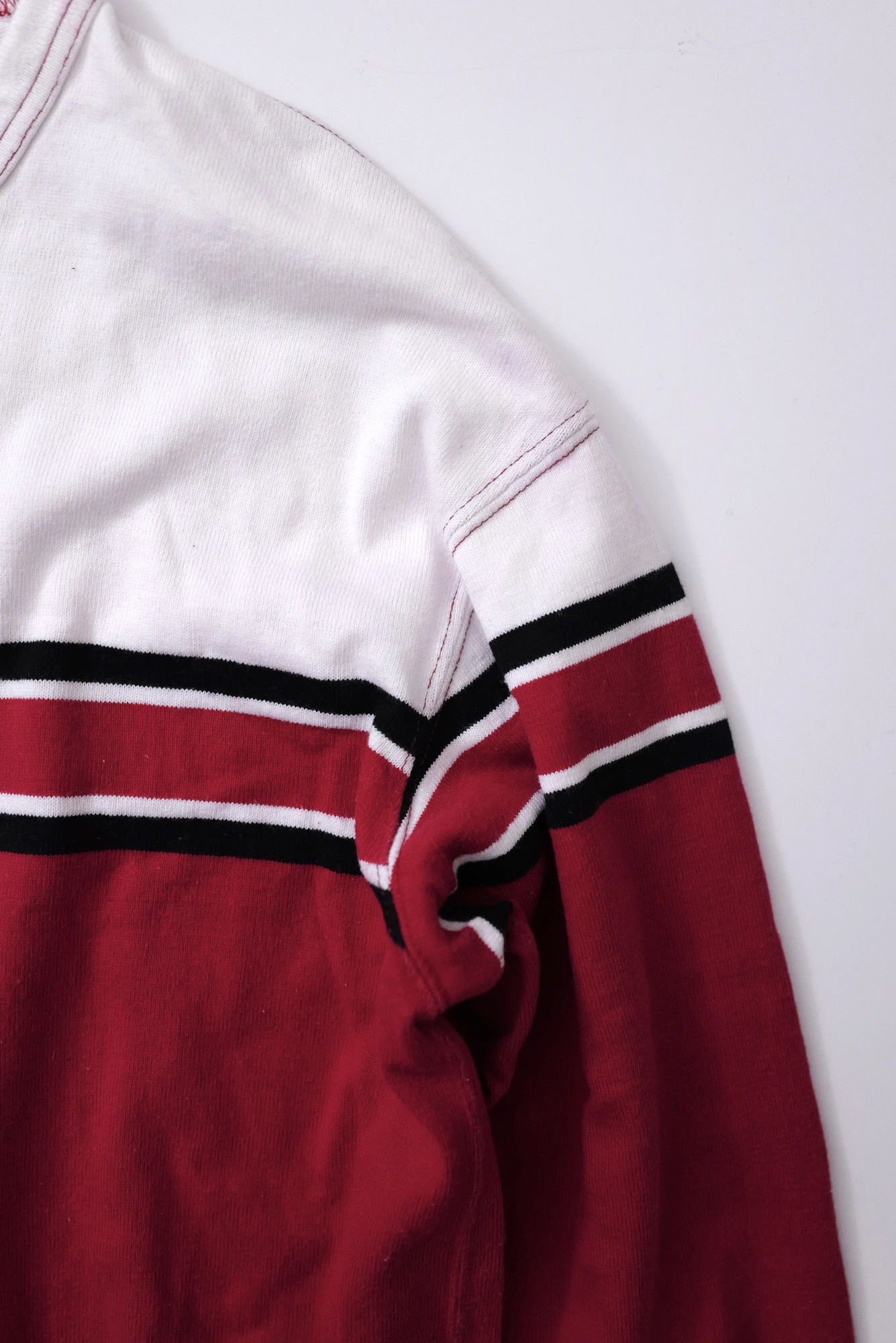 COMME DES GARÇONS Sweat Rouge vintage, passéist — photo 6