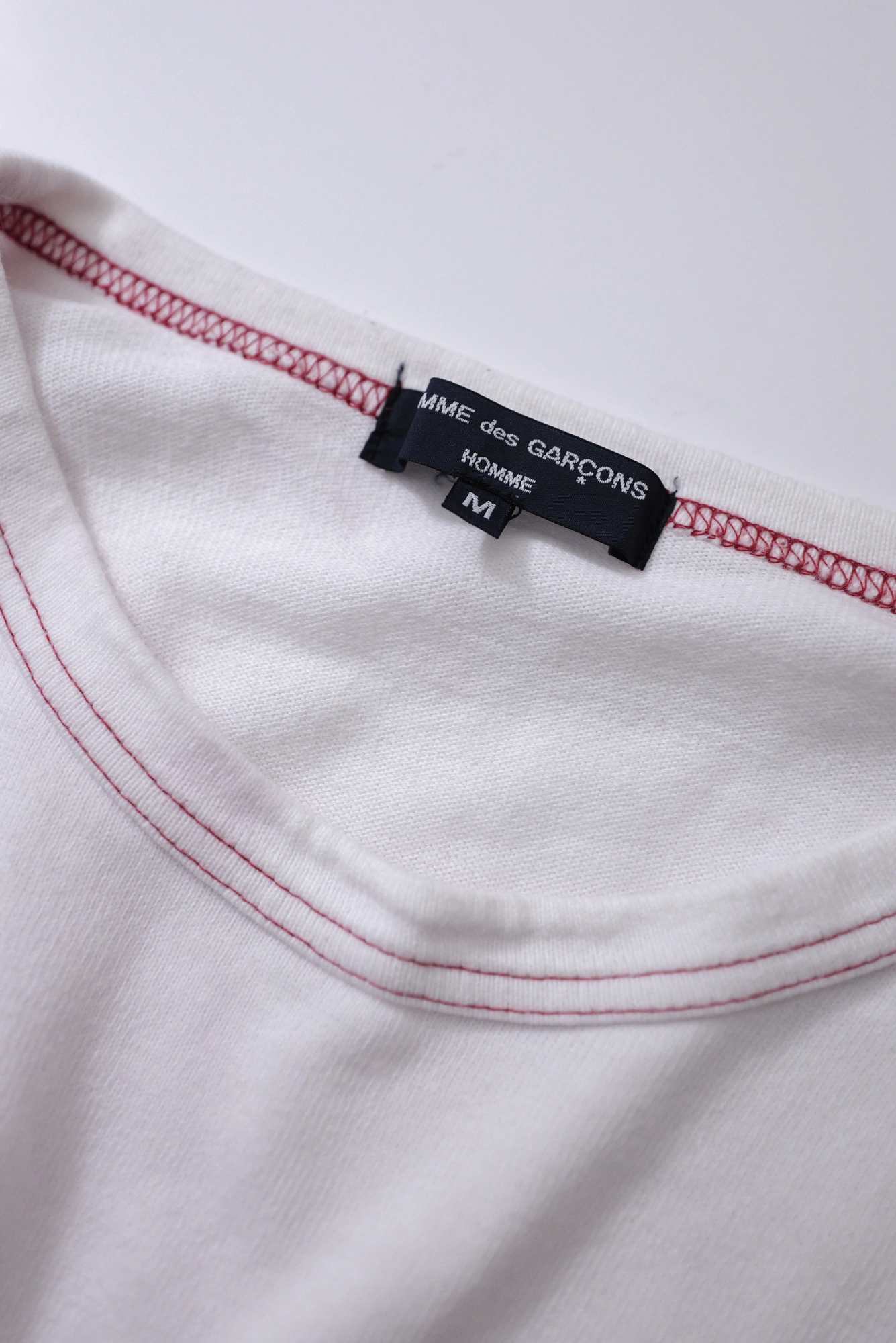 COMME DES GARÇONS Sweat Rouge vintage, passéist — photo 8