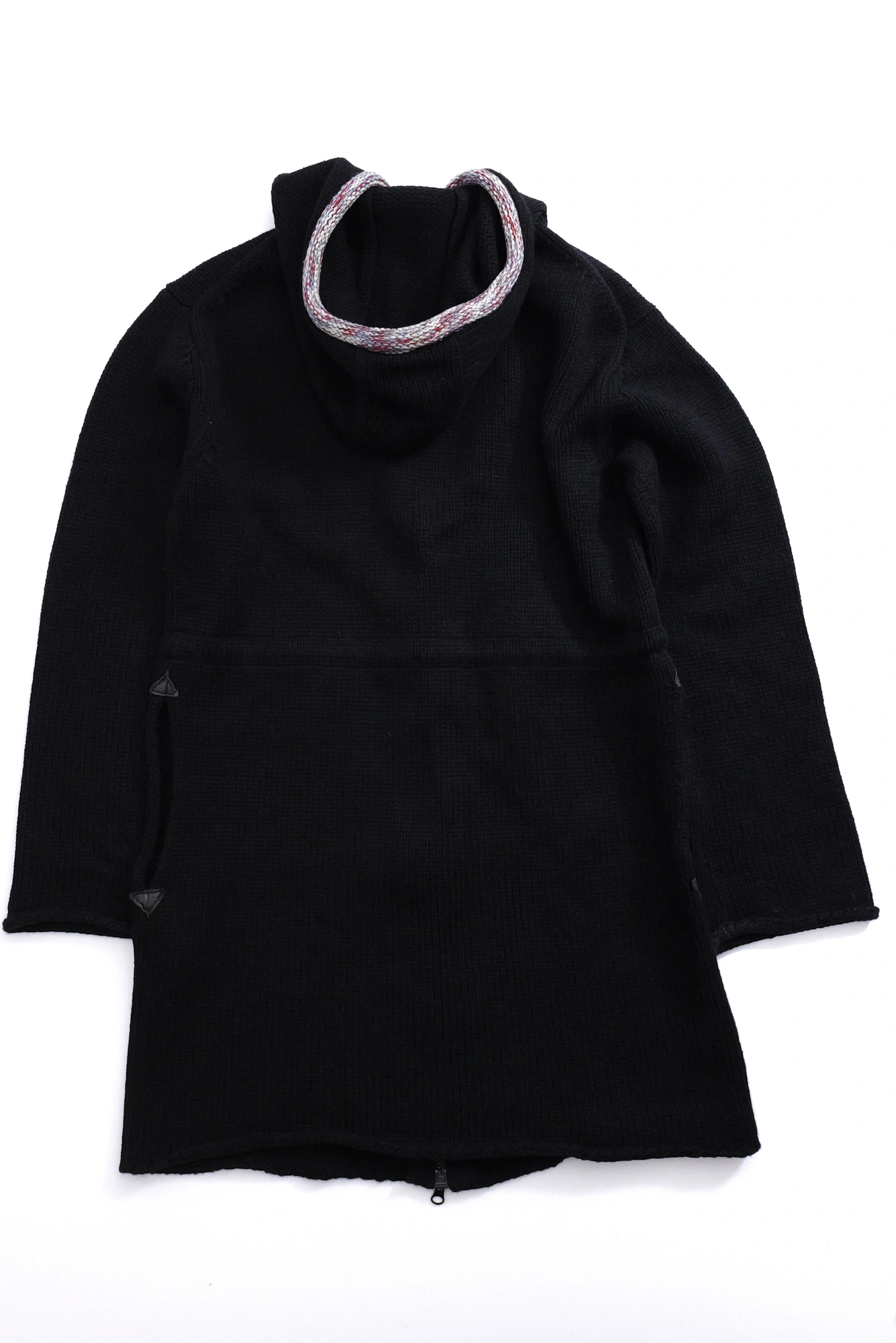 YOHJI YAMAMOTO Pull en laine Noir vintage, passéist — photo 12