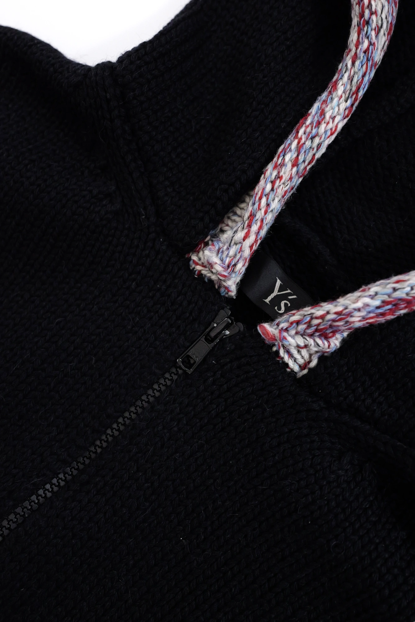 YOHJI YAMAMOTO Pull en laine Noir vintage, passéist — photo 3