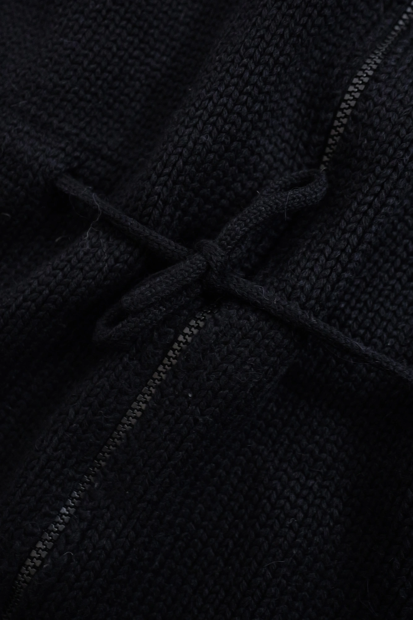 YOHJI YAMAMOTO Pull en laine Noir vintage, passéist — photo 5