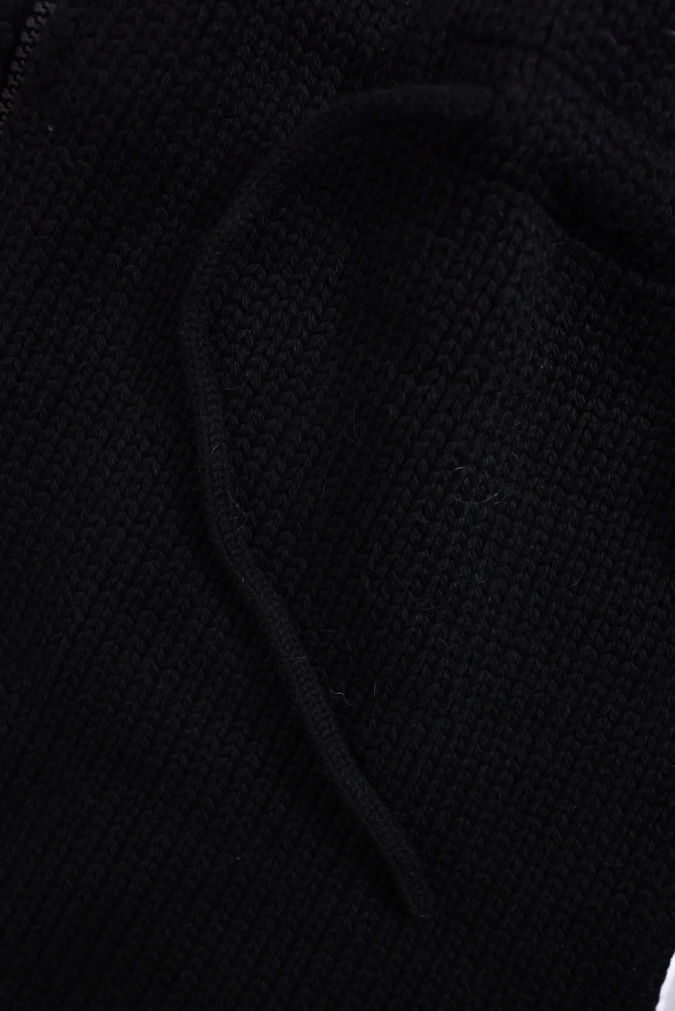 YOHJI YAMAMOTO Pull en laine Noir vintage, passéist — photo 6