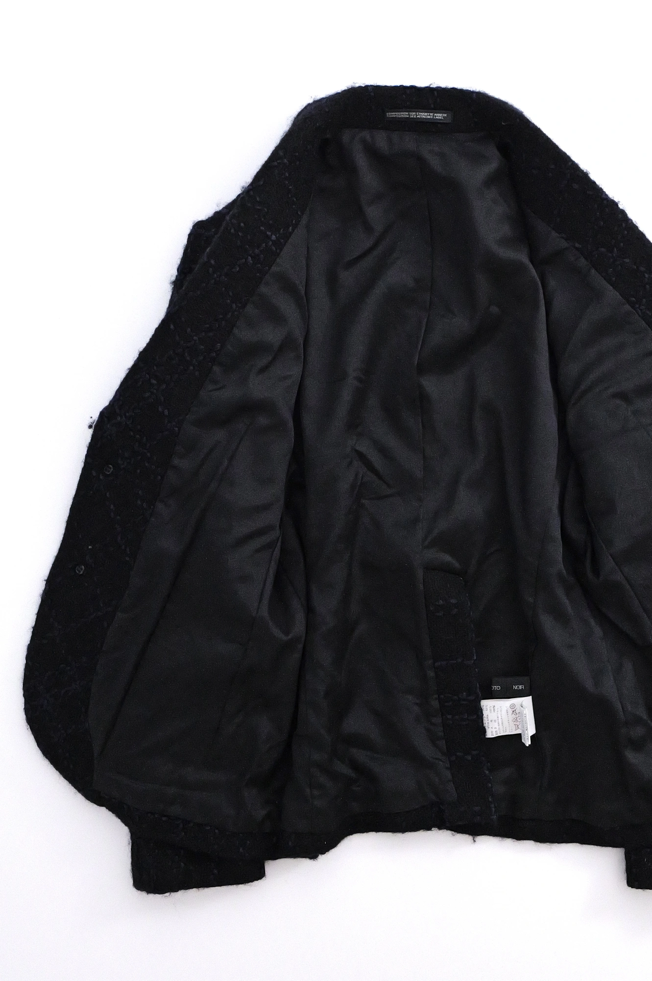 YOHJI YAMAMOTO Blazer en laine Marine vintage, passéist — photo 12