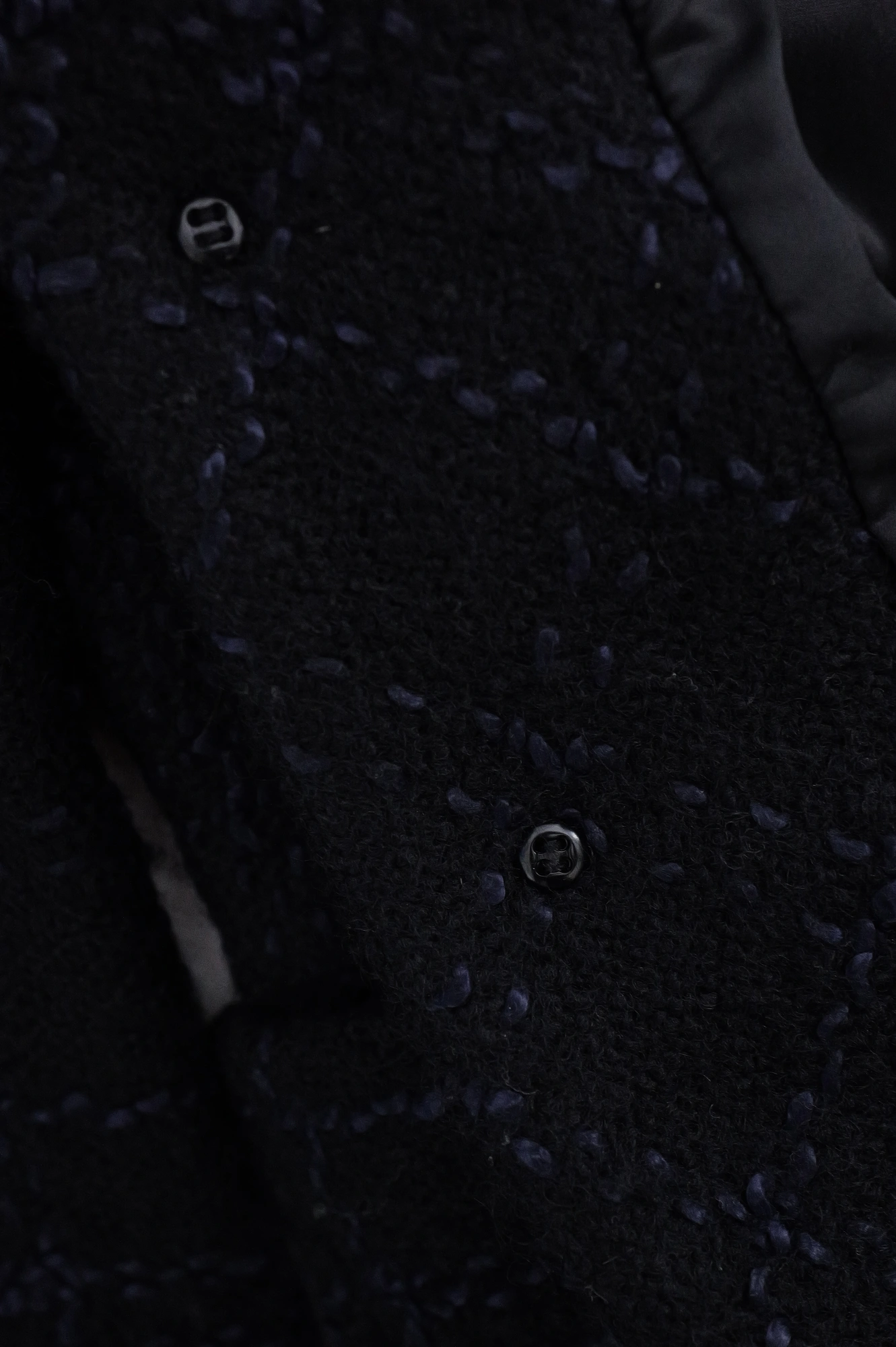 YOHJI YAMAMOTO Blazer en laine Marine vintage, passéist — photo 13