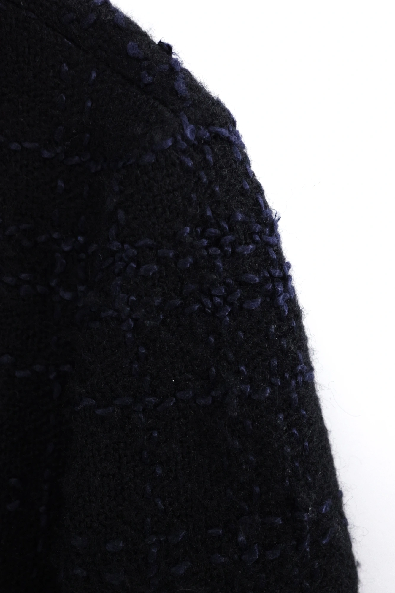 YOHJI YAMAMOTO Blazer en laine Marine vintage, passéist — photo 4