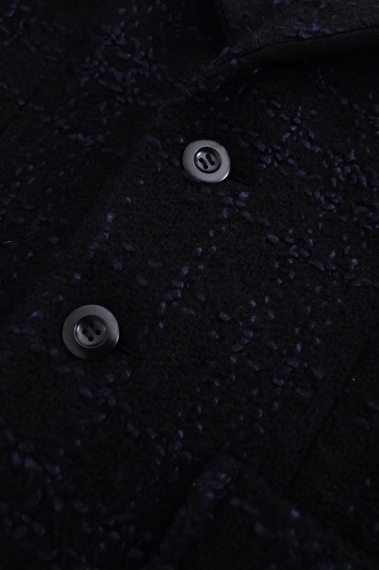 YOHJI YAMAMOTO Blazer en laine Marine vintage, passéist — photo 5