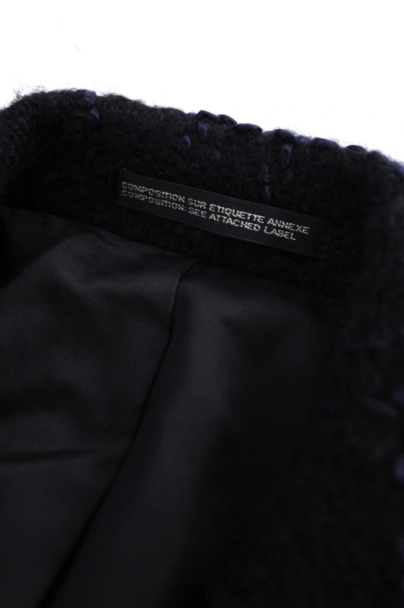 YOHJI YAMAMOTO Blazer en laine Marine vintage, passéist — photo 6