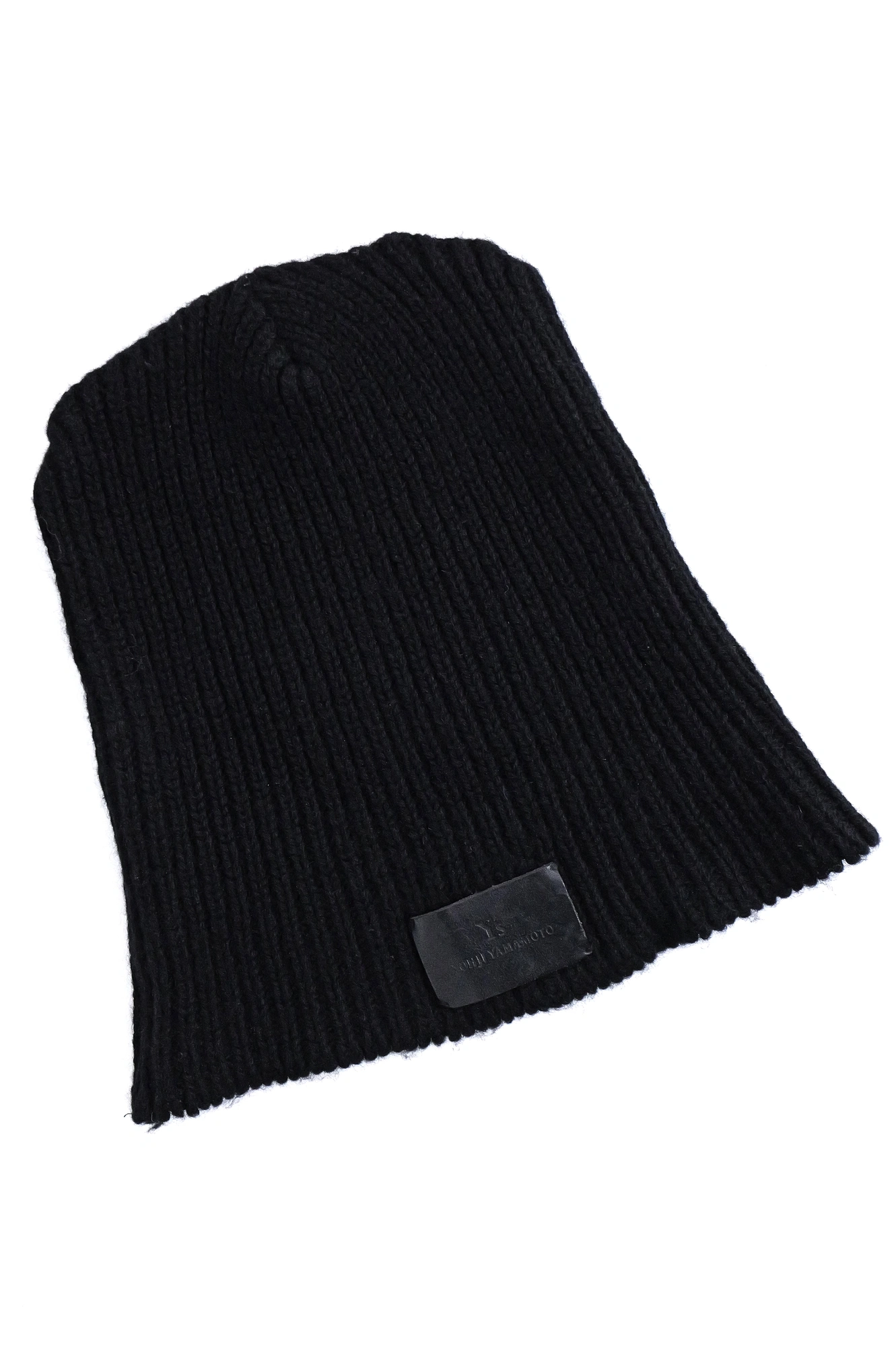 YOHJI YAMAMOTO Bonnet en laine Noir vintage, passéist — photo 1