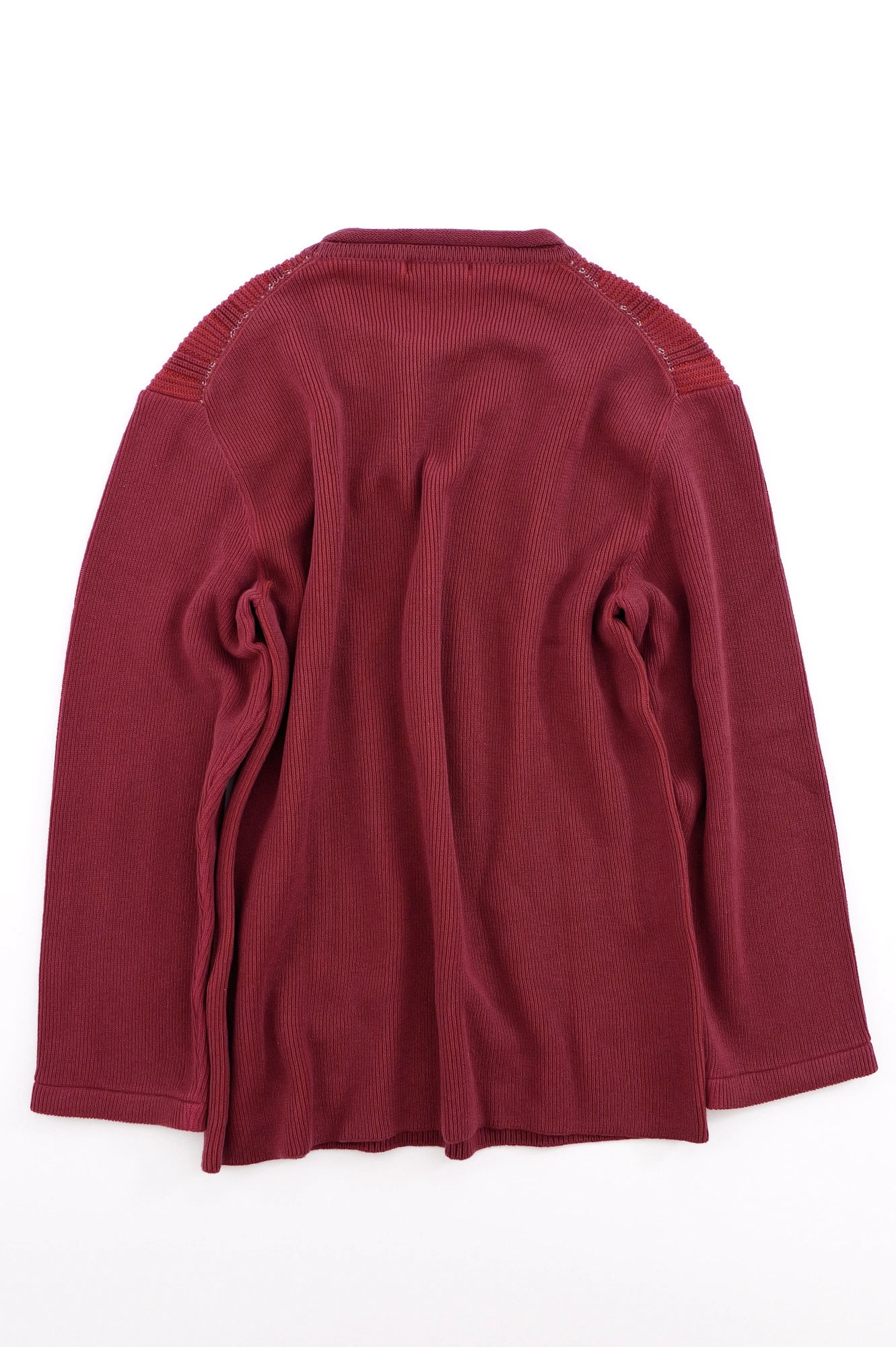ISSEY MIYAKE Pull Bordeaux vintage, passéist — photo 12