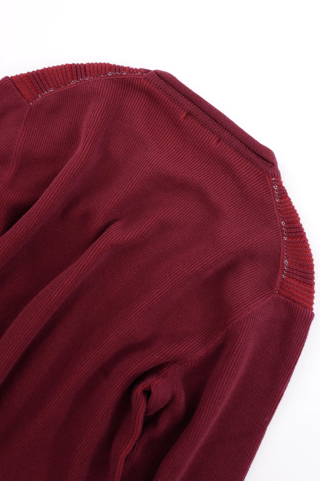 ISSEY MIYAKE Pull Bordeaux vintage, passéist — photo 13