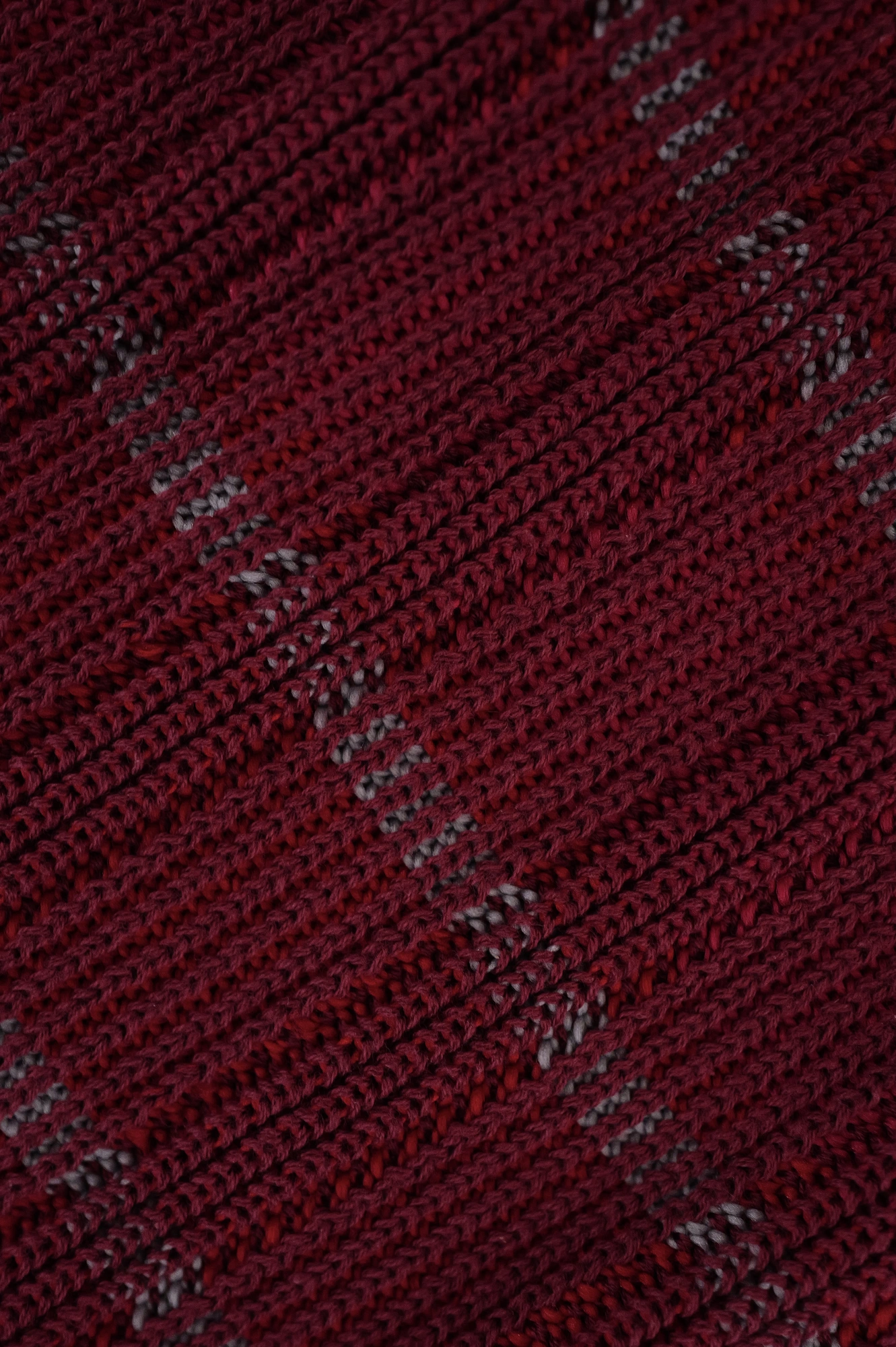 ISSEY MIYAKE Pull Bordeaux vintage, passéist — photo 8