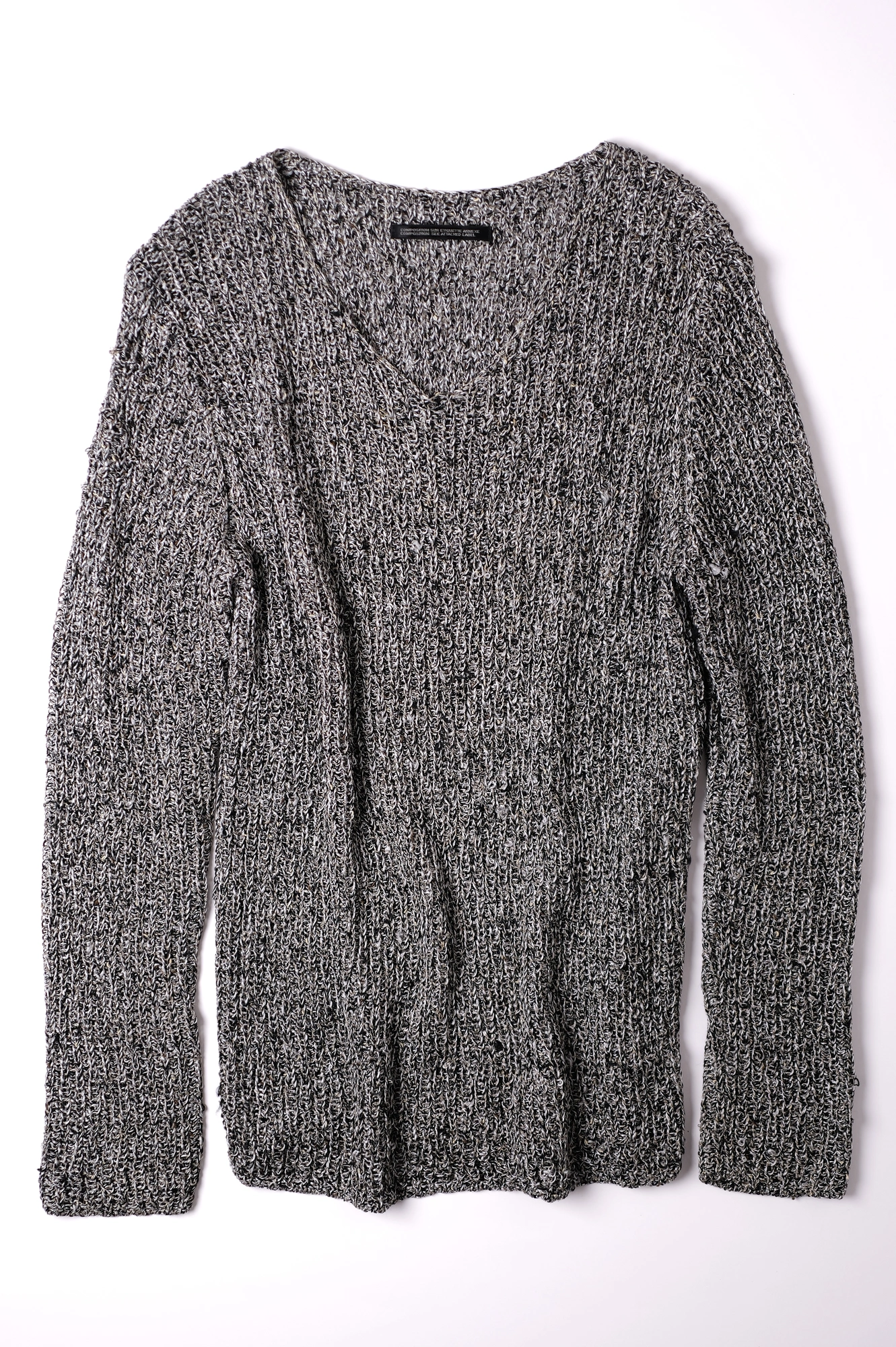 YOHJI YAMAMOTO Pull-over Multicolore vintage, passéist — photo 1