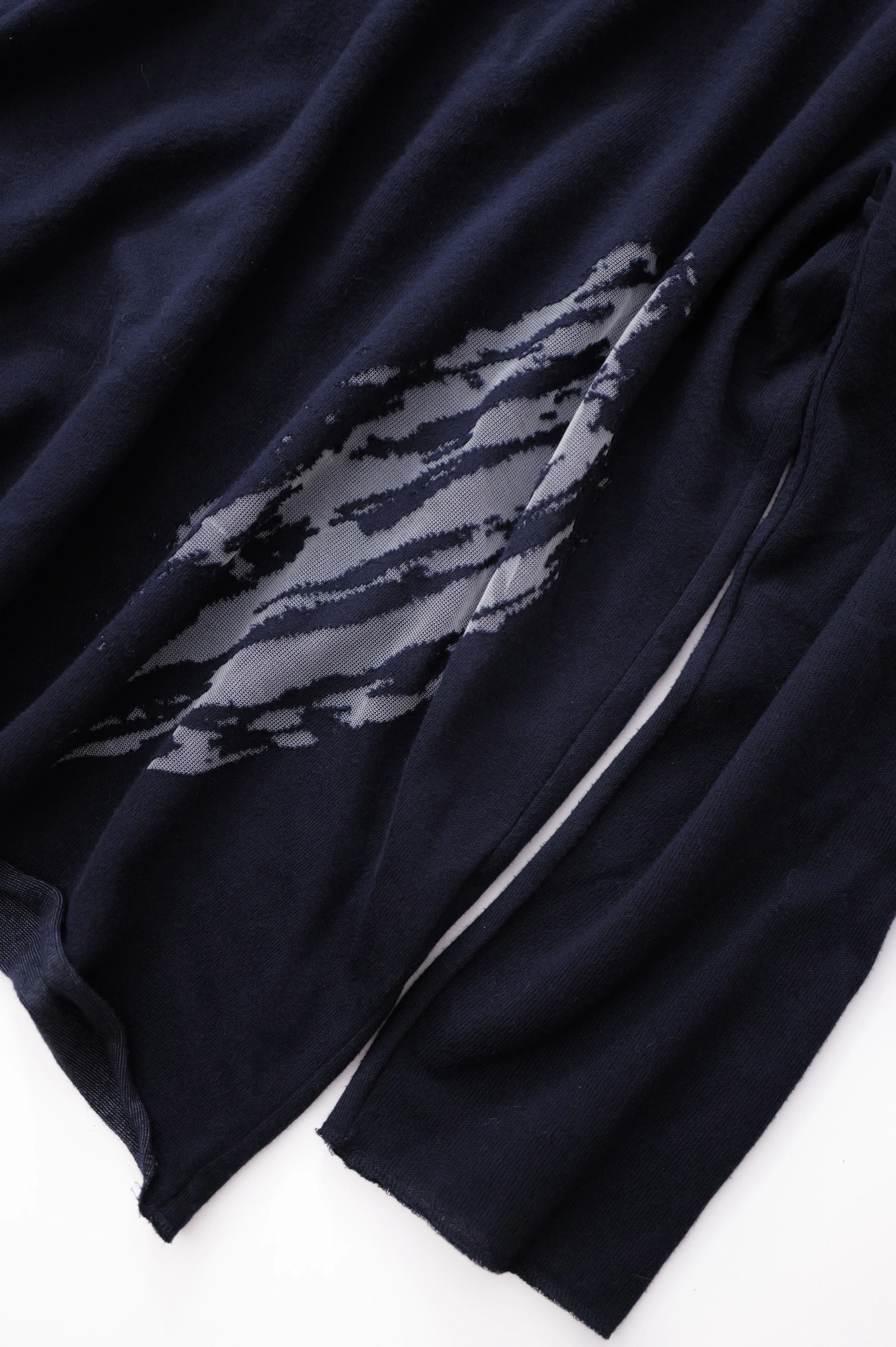 YOHJI YAMAMOTO Gilet long Marine vintage, passéist — photo 3