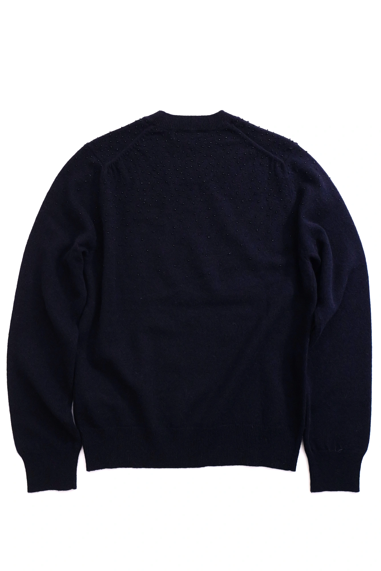 COMME DES GARÇONS Pull-over en laine Marine vintage, passéist — photo 11