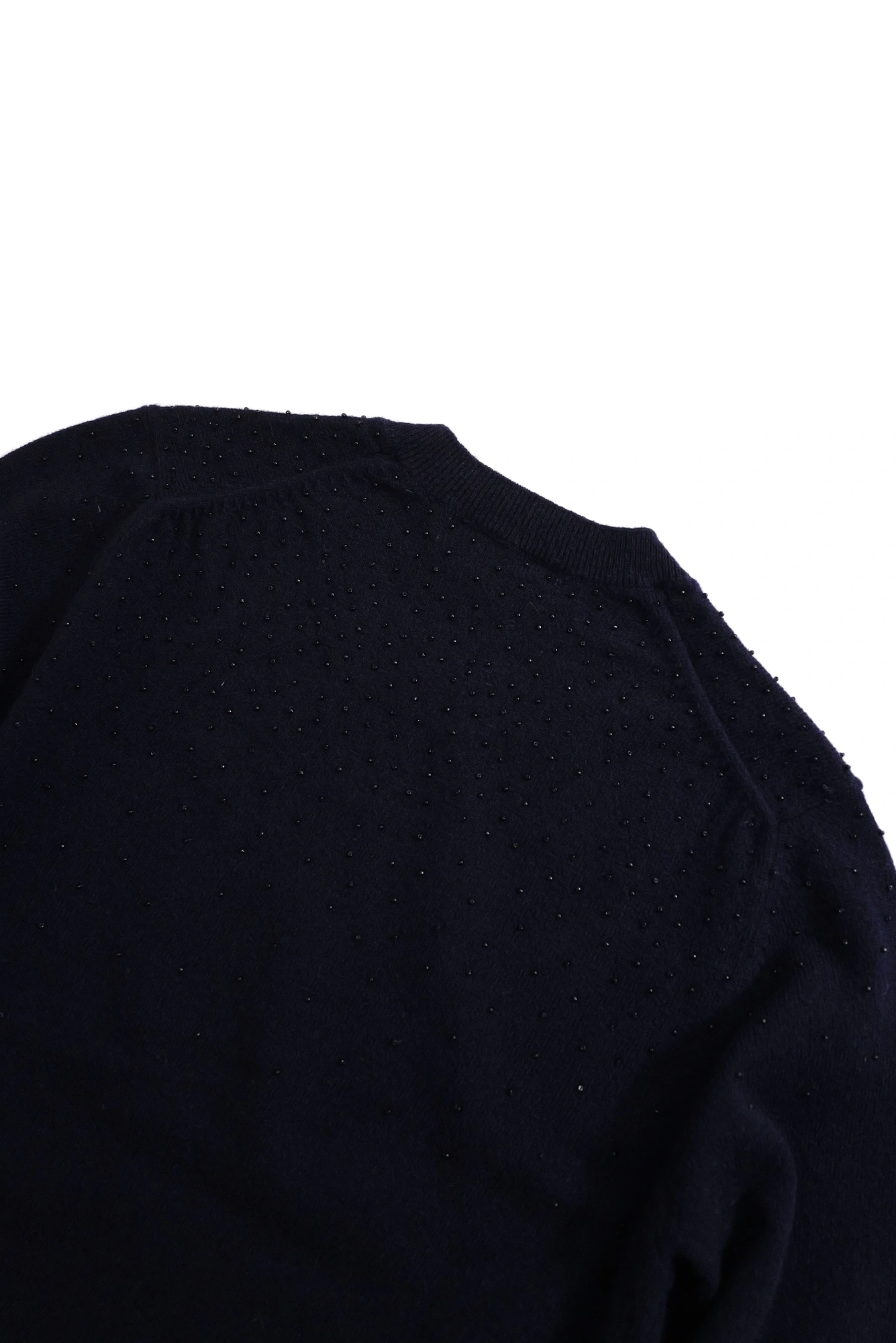 COMME DES GARÇONS Pull-over en laine Marine vintage, passéist — photo 12